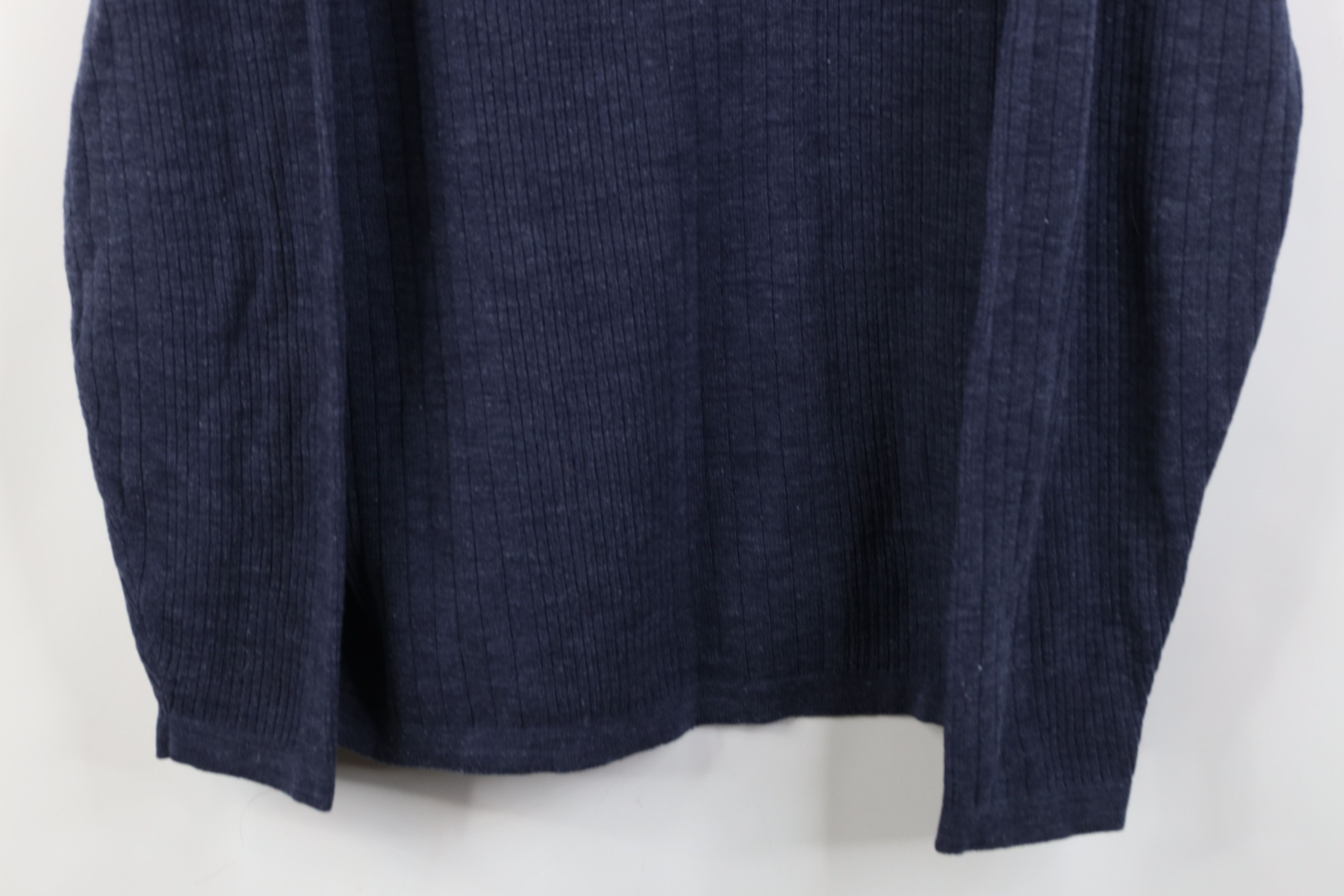 Vintage Vintage 90s Y2K Streetwear Block Ribbed Knit Sweater Blue Size US XL / EU 56 / 4 - 3 Thumbnail