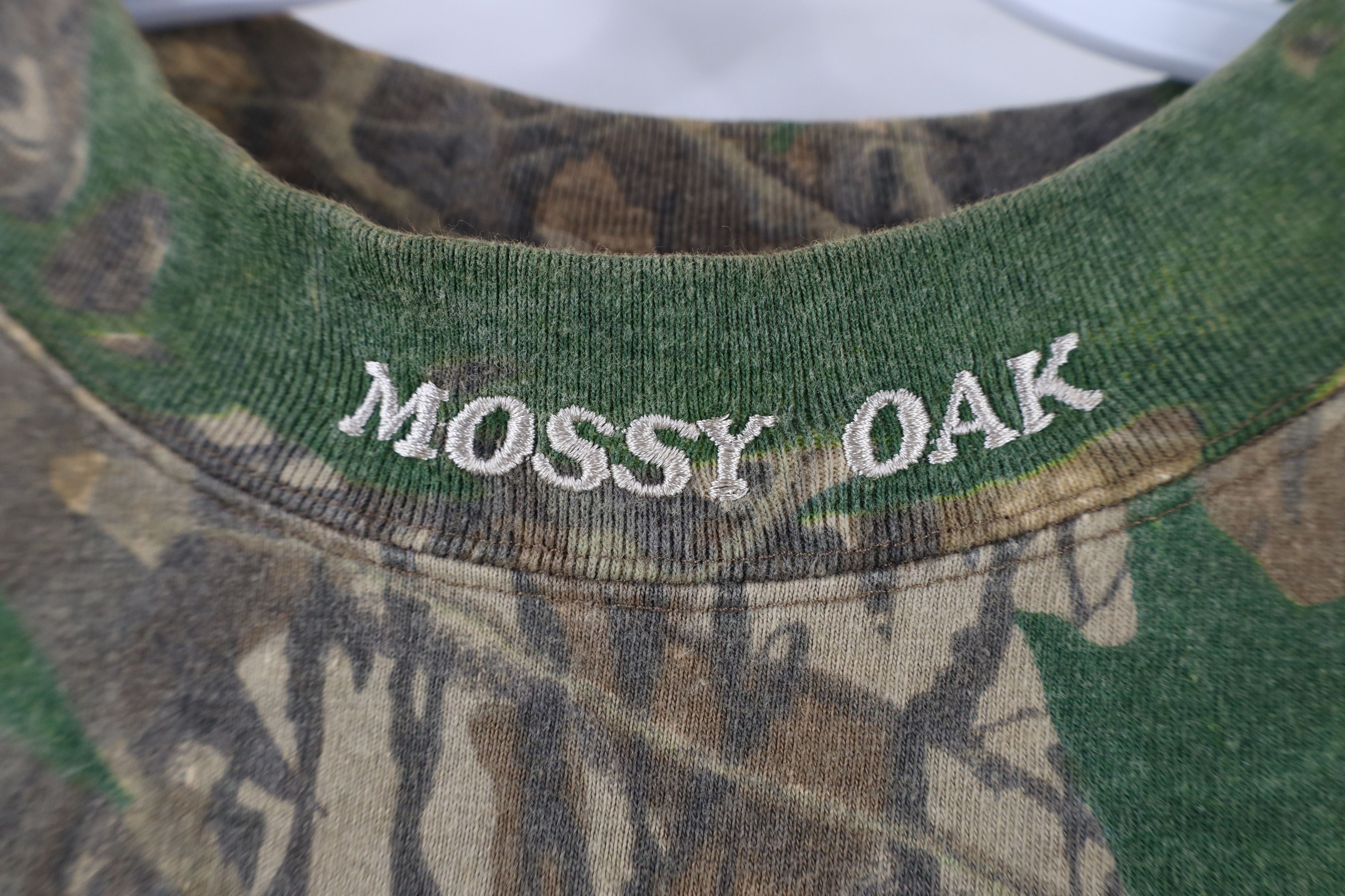 Mossy Oaks × Vintage Vintage 90s Mossy Oak Camouflage Neck Long Sleeve T-Shirt Size US M / EU 48-50 / 2 - 4 Thumbnail