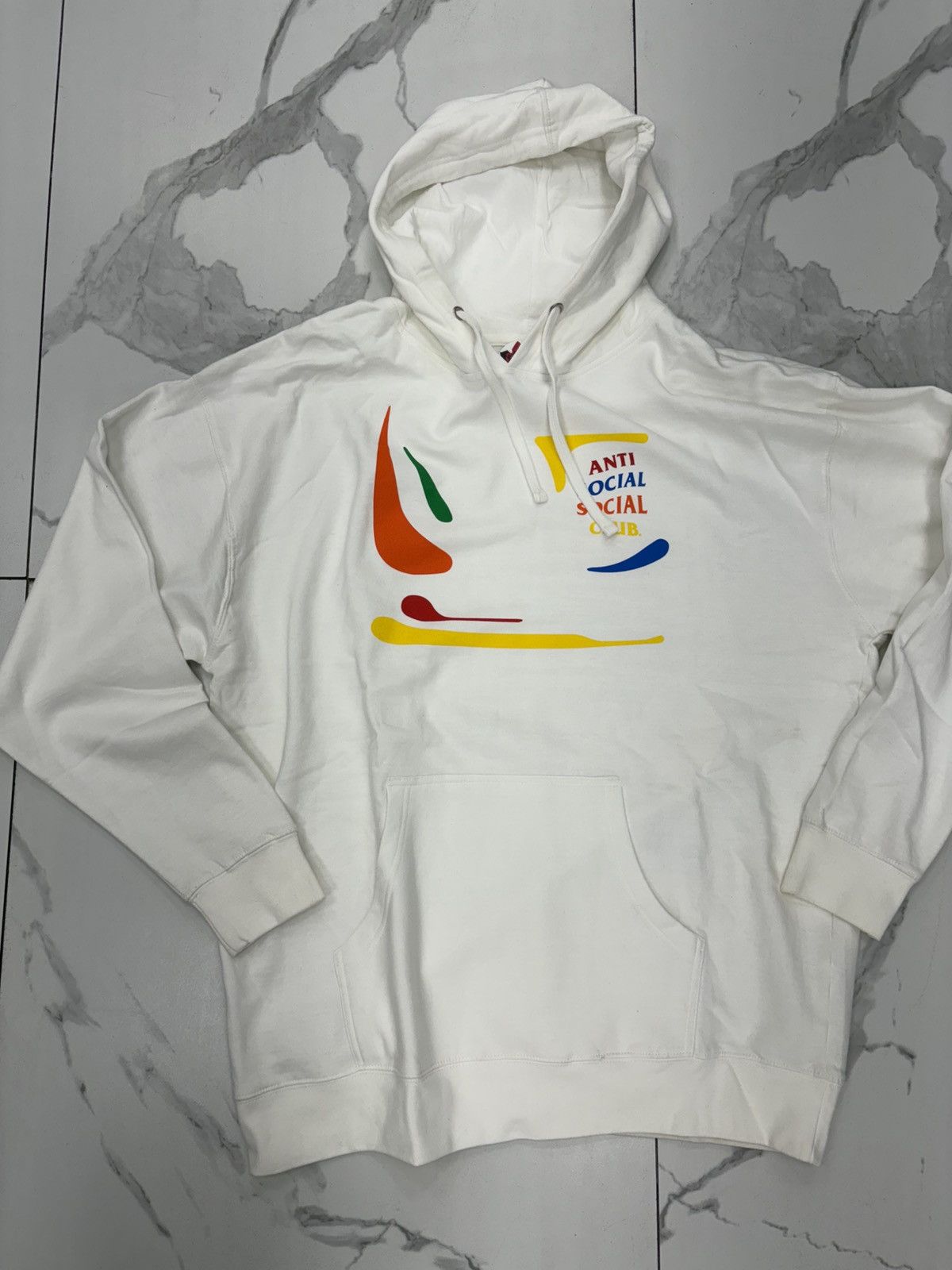 Anti Social Social Club Anti Social Social Club See Me Now? Hoodie “White” Size US L / EU 52-54 / 3 - 1 Thumbnail