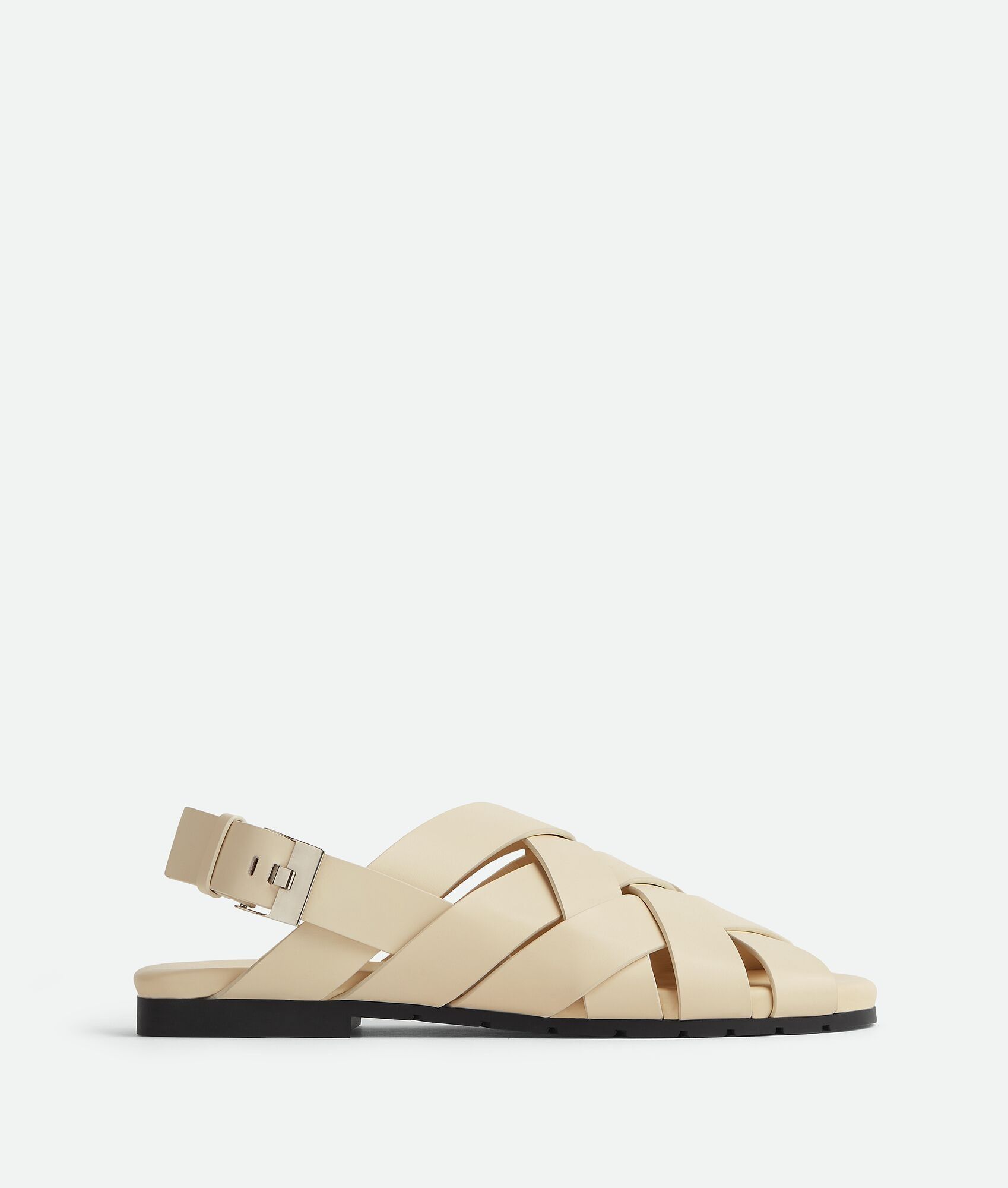 Bottega Veneta o1bcso1str0925 Alfie Sandals in Sea Salt Size US 11 / EU 44 - 1 Thumbnail