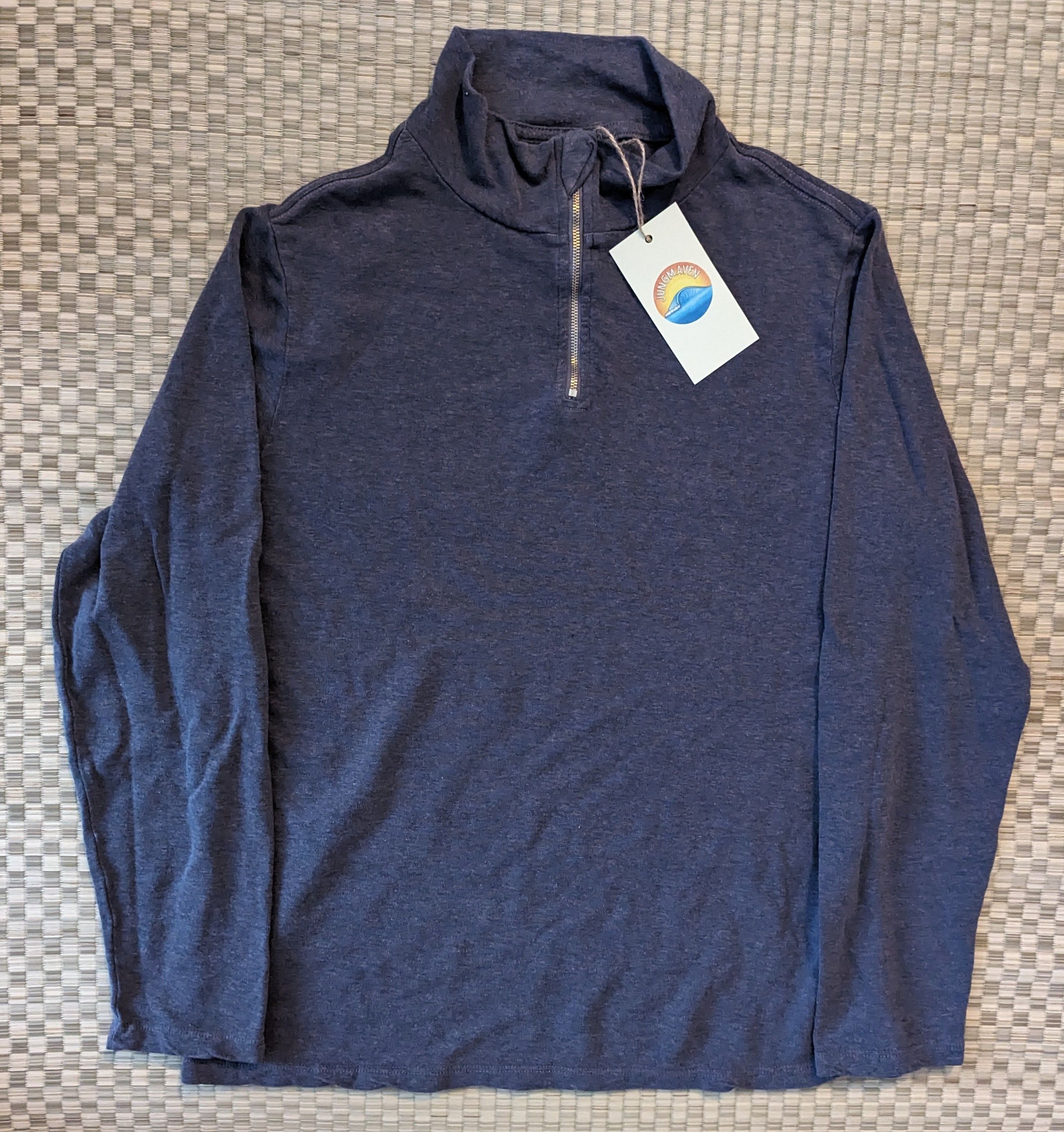 Jungmaven NWT Jungmaven IWEYOU Hemp Merino Wool 1/4 Zip Sweatshirt Size US S / EU 44-46 / 1 - 1 Thumbnail