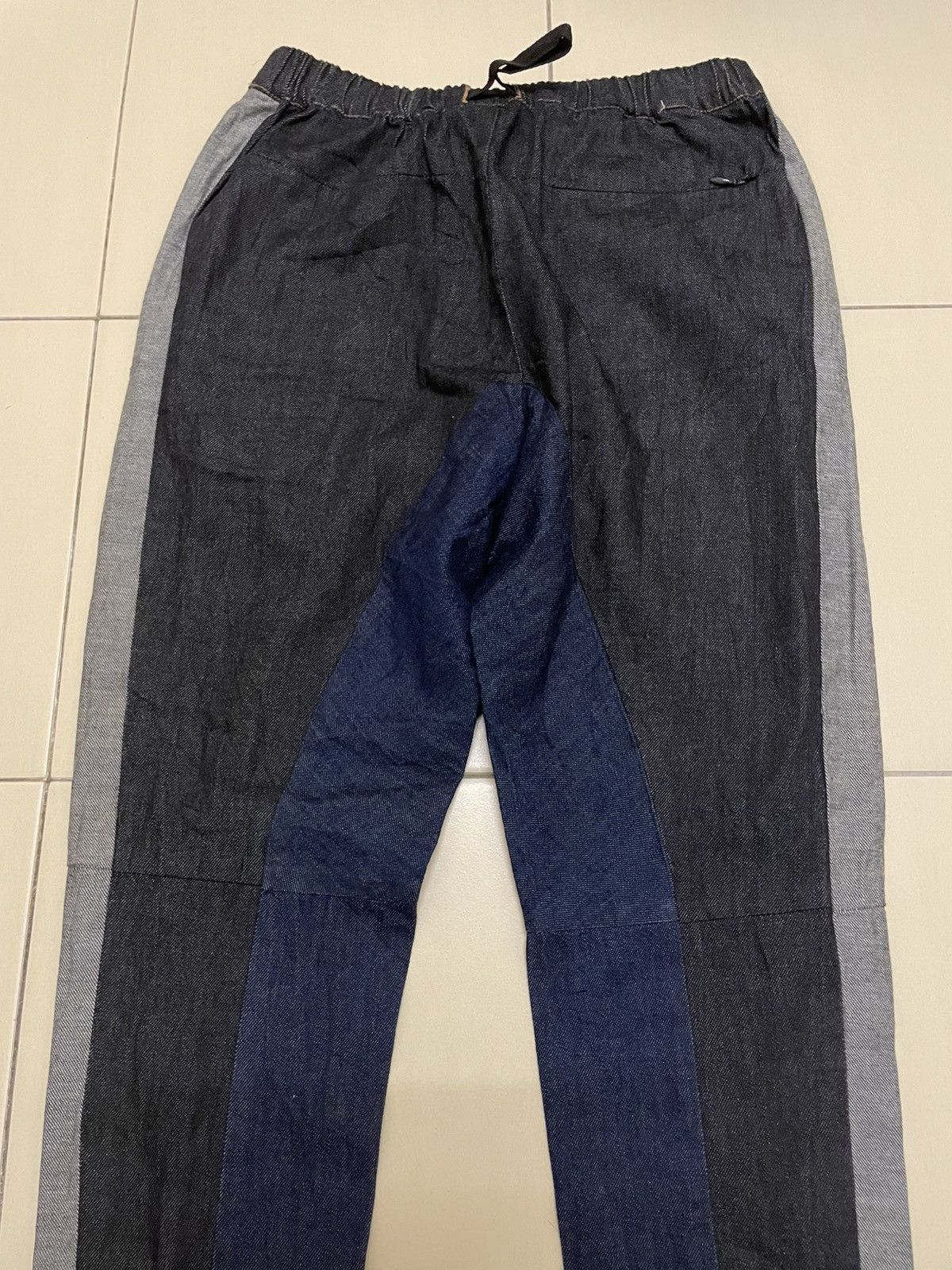 gomme Gomme Maki Hiroshige Rework/reconstructed Denim Jogger Pants Size US 30 / EU 46 - 6 Thumbnail