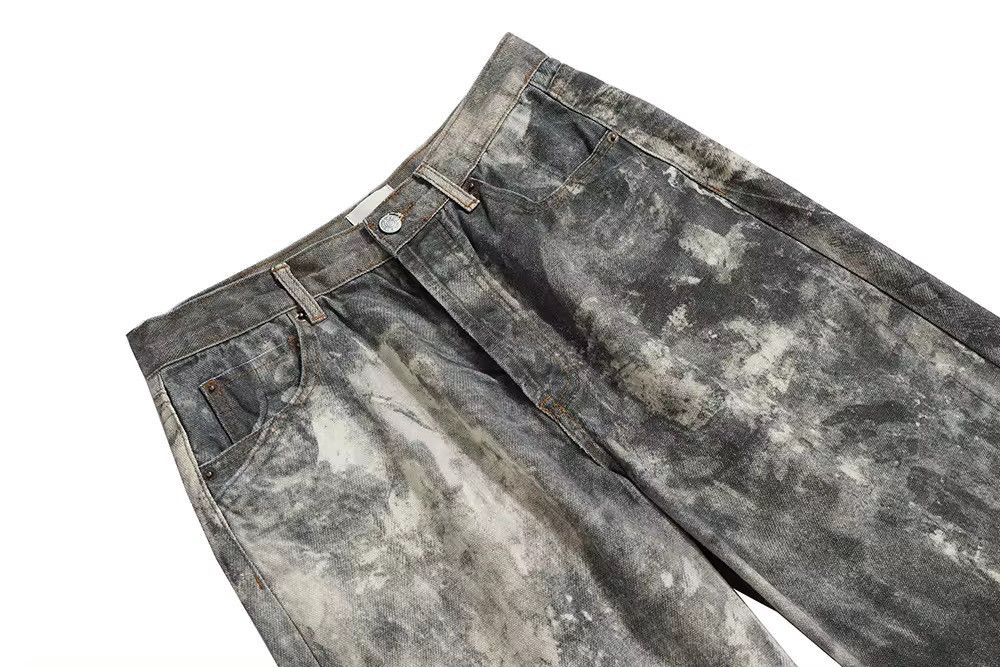 Jean Camouflage Speckled Digital Printed Jeans Size US 32 / EU 48 - 4 Thumbnail