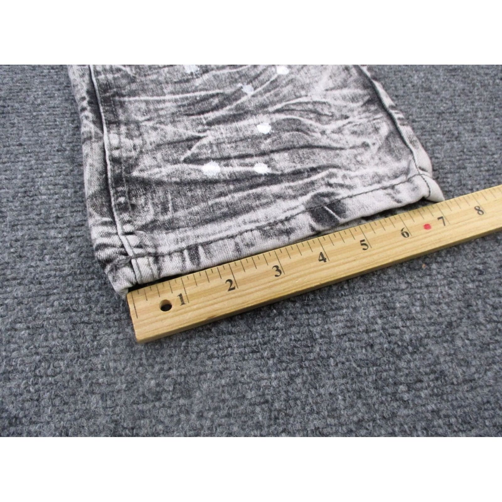 Southpole Southpole Jeans Men 36 X 30 Denim Skinny Paint Splatter Grunge Y2K Mens Jeans Regular Fit Gray Color, Stretch, Distressed Denim, 90s Style, Skater Size US 38 / EU 54 - 5 Thumbnail
