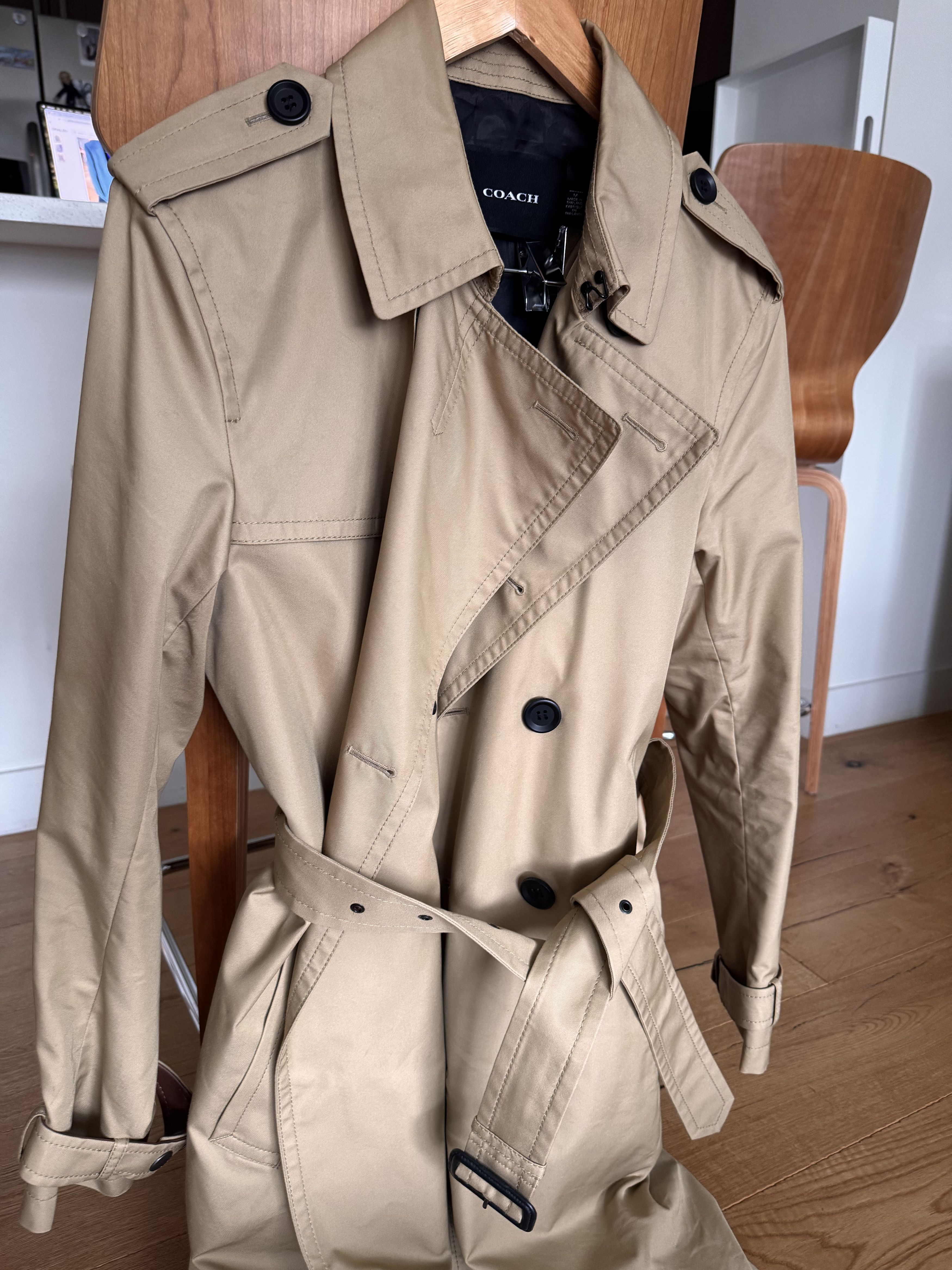 Coach Classic raincoat Size US M / EU 48-50 / 2 - 2 Thumbnail