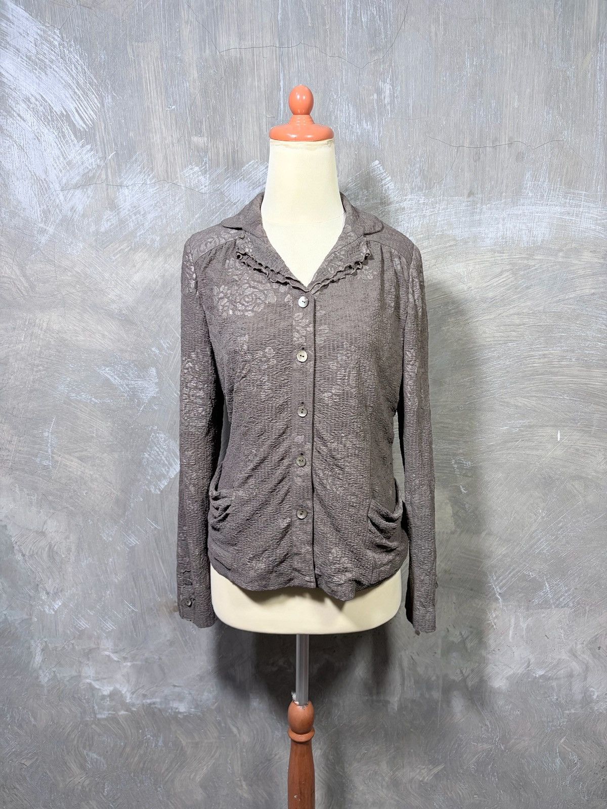 Japanese Brand Y2K Japanese Beatrice Women Button Up Tops Size M / US 6-8 / IT 42-44 - 1 Thumbnail
