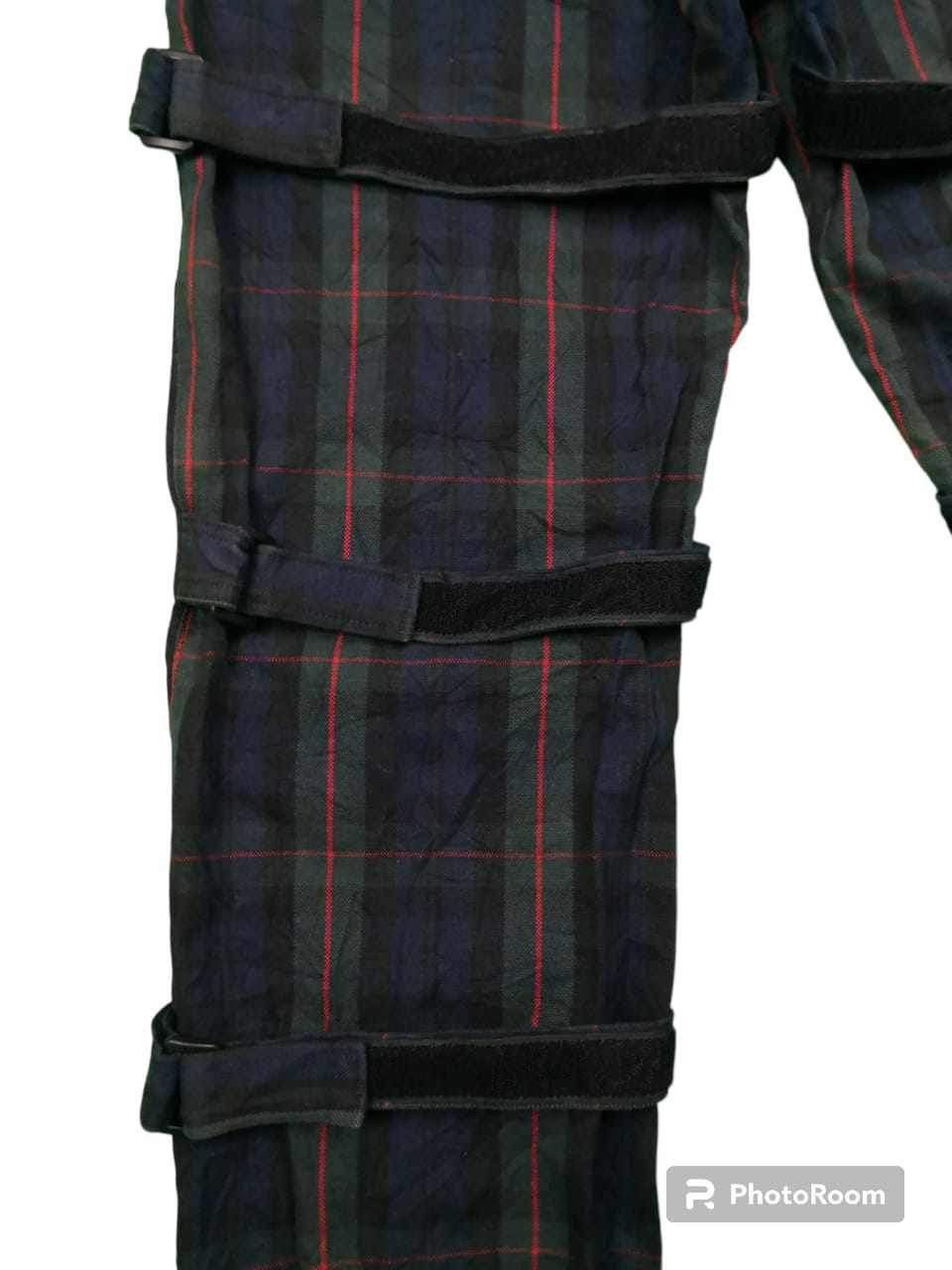 20471120 🔥MILKBOY GREEN TARTAN BONDAGE PANTS Size US 31 - 8 Thumbnail