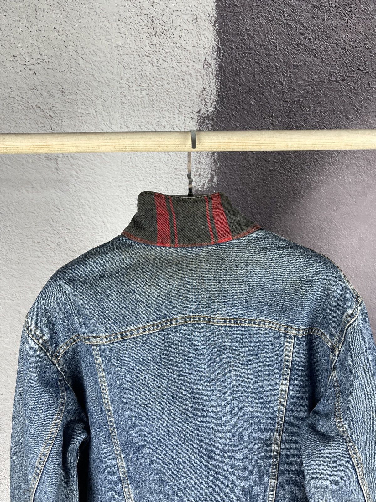 Levi's Levi’s vintage 90s faded checkered lining trucker jacket Size US XL / EU 56 / 4 - 21 Thumbnail