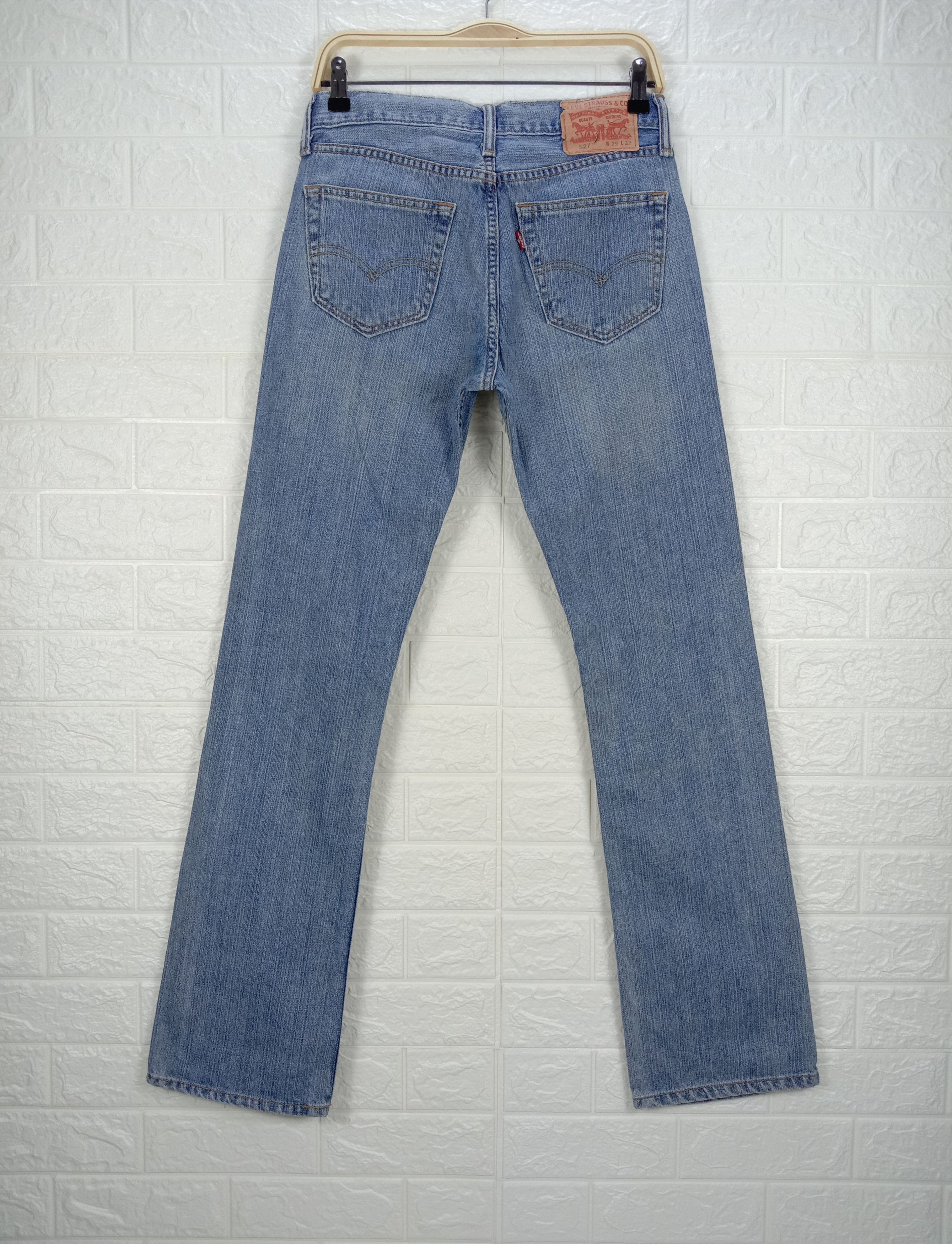 Levi's Vintage Levi's 527 Flare Jeans Blue Wash Denim Size 29" - 5 Thumbnail