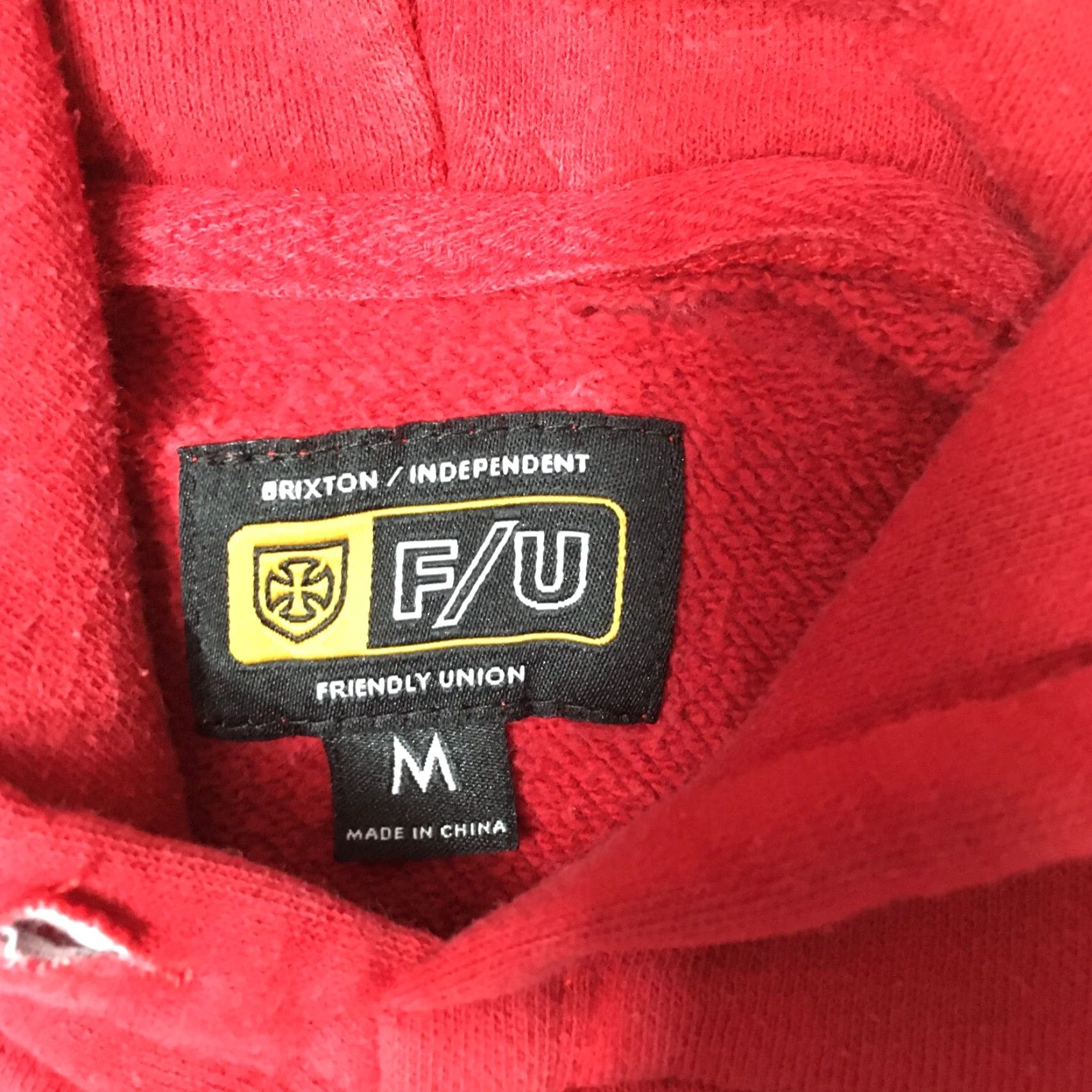 Brixton VINTAGE BRIXTON INDEPENDENT SHINE HOODED SWEATSHIRT RED M MEDIUM Men Hoodie Shine Vintage Size US M / EU 48-50 / 2 - 5 Thumbnail
