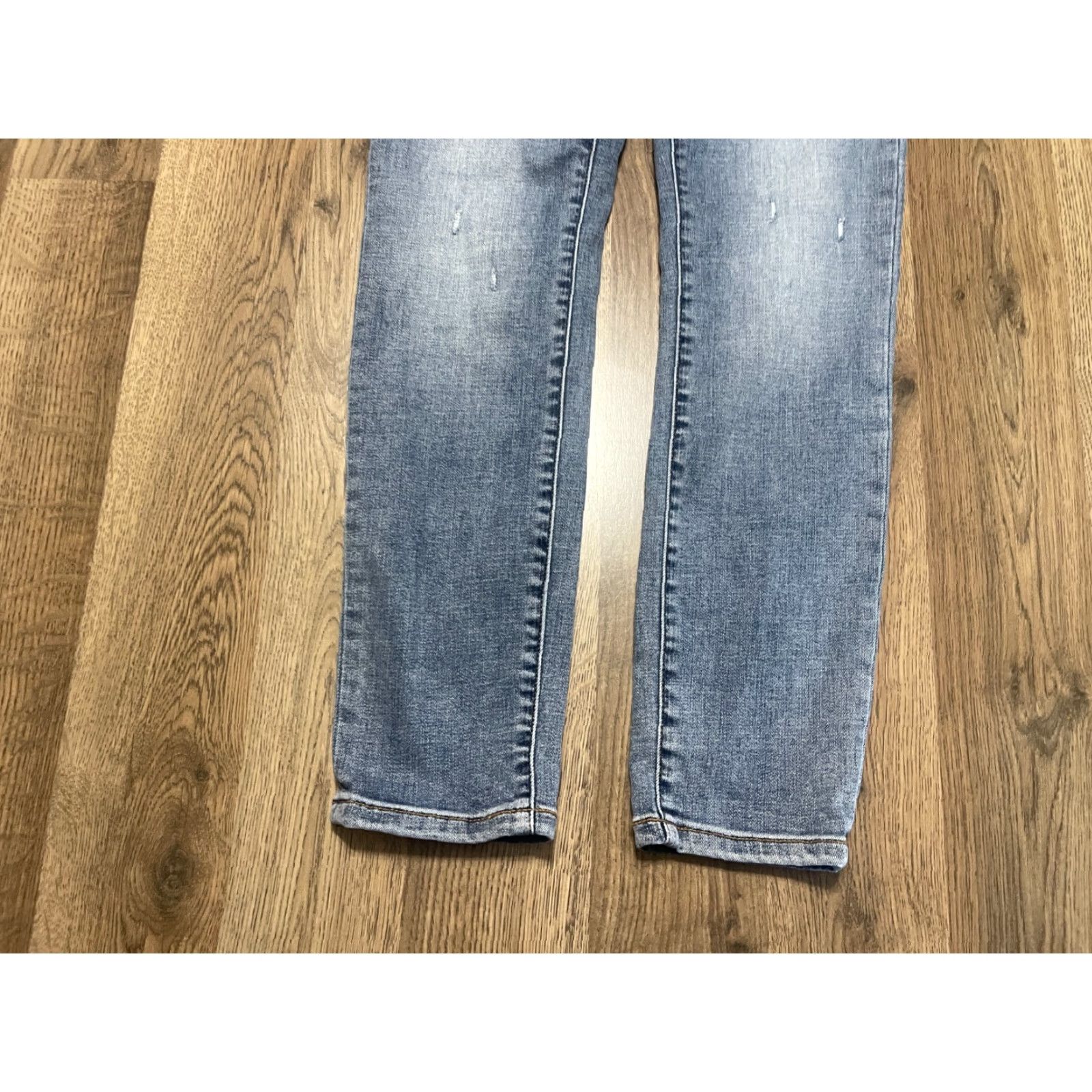 Vintage Studio Jeans, Women's 27, Denim, Straight Leg, Medium Wash, 5-Pocket Design, Zip, Cotton, Regular Fit Womens Jeans Size 27" / US 4 / IT 40 - 3 Thumbnail