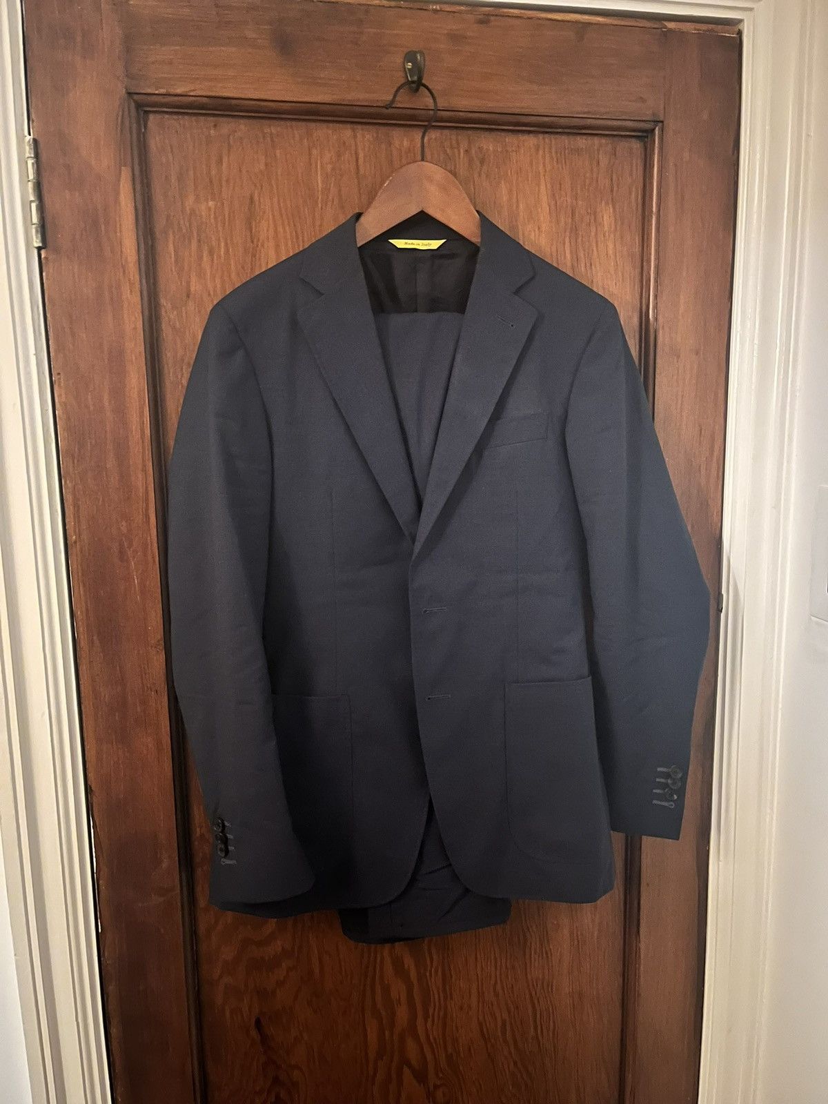 Canali Canali new season navy suit uk 36r/30w Size 36R - 1 Thumbnail