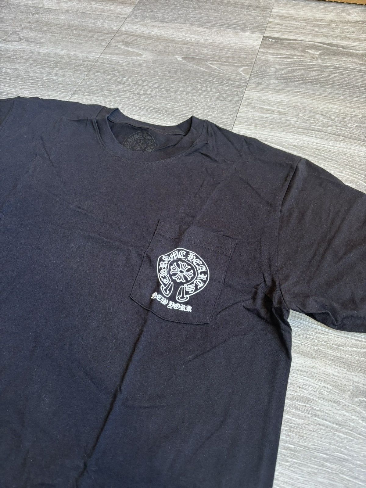 Chrome Hearts Chrome Hearts Black New York Horseshoe Tee Size US S / EU 44-46 / 1 - 6 Thumbnail