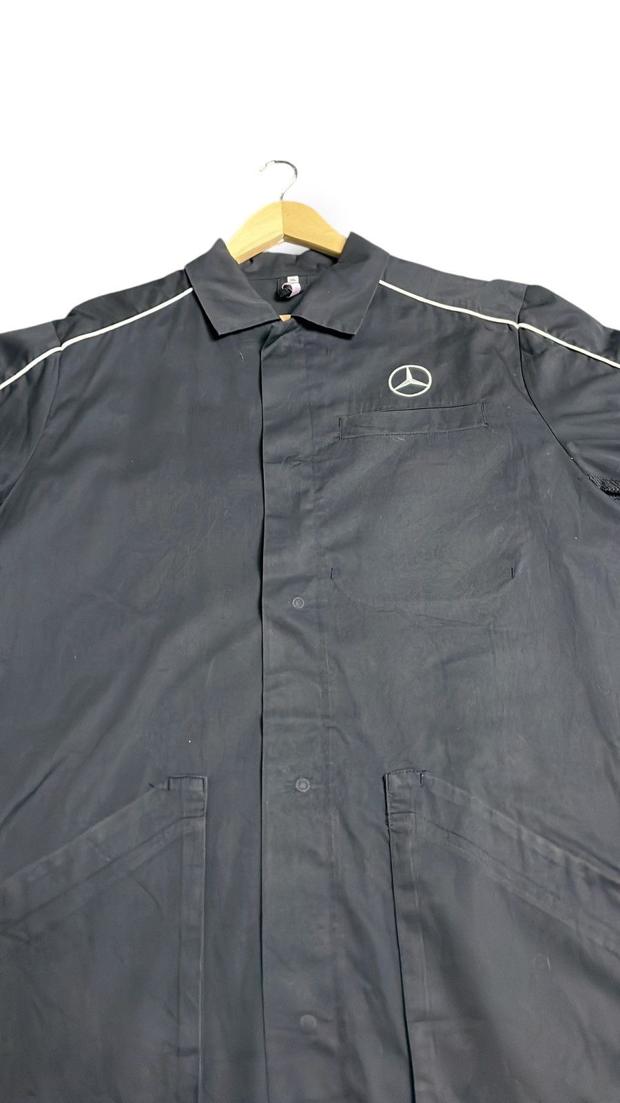 Mercedes-Benz × Vintage Mercedes Benz Long Jacket Black (25) Size US L / EU 52-54 / 3 - 3 Thumbnail