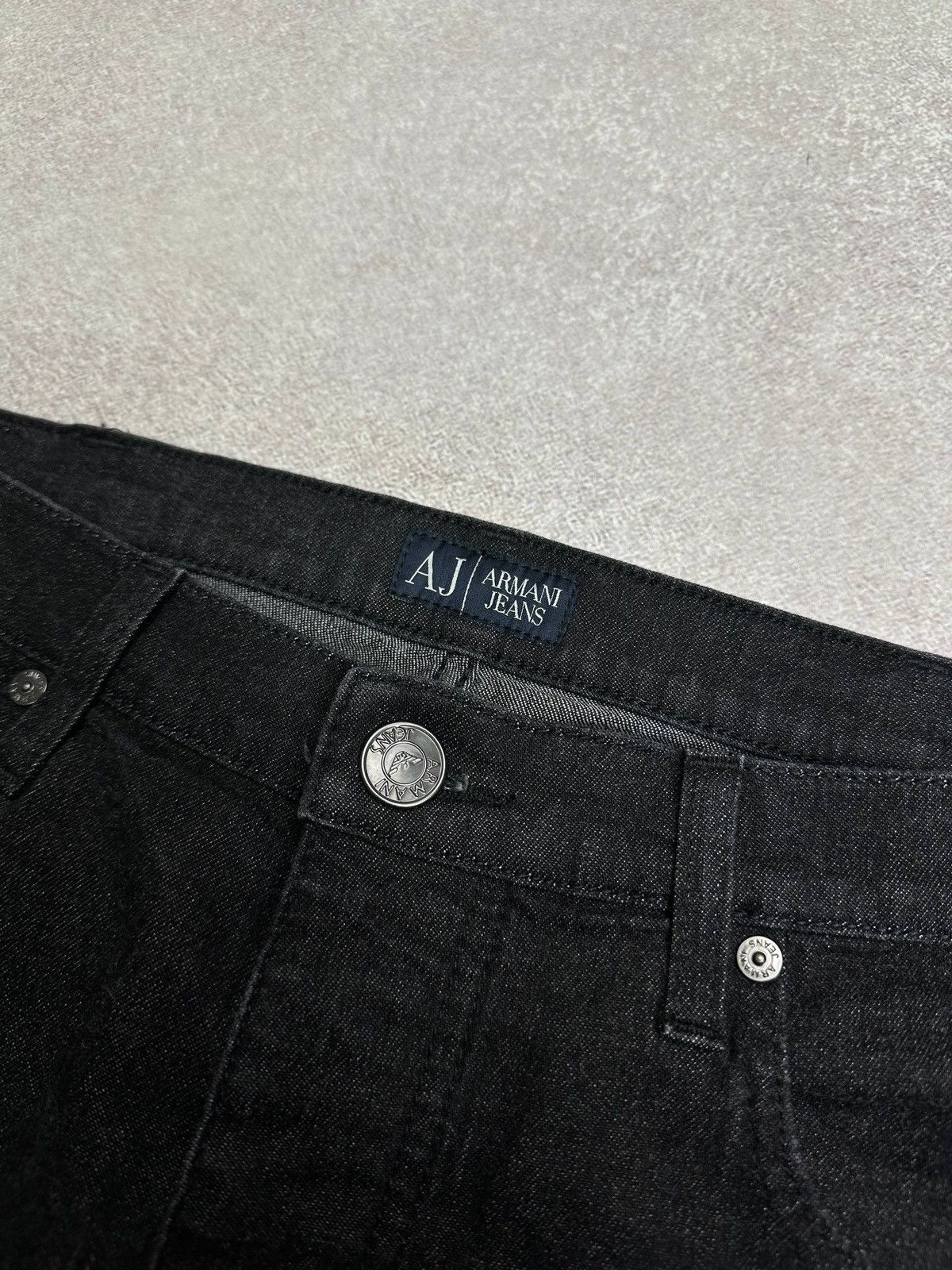 Armani Vintage Armani Metal Logo Baggy Jeans Y2K Rare 34 Size US 34 / EU 50 - 6 Thumbnail