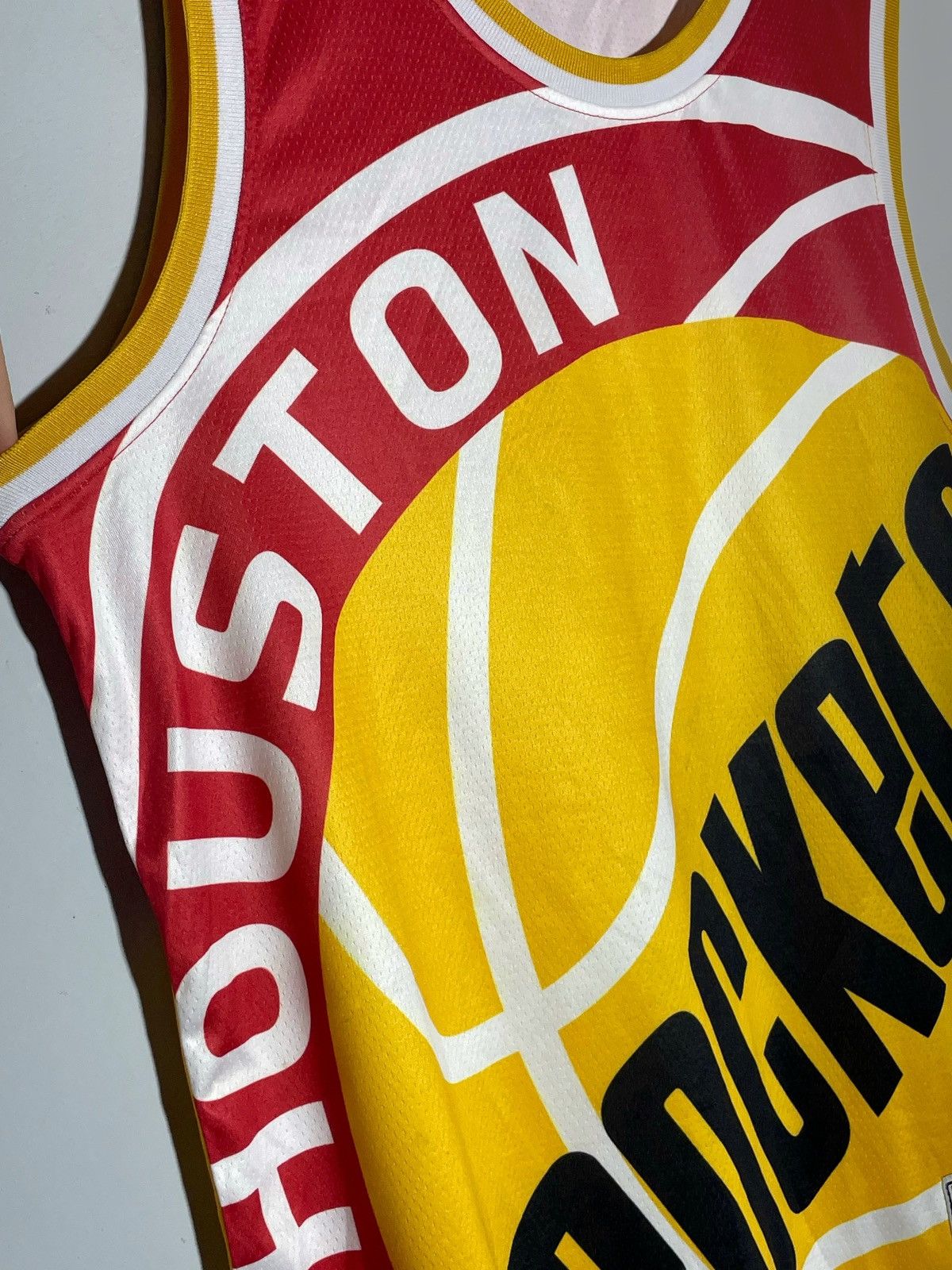 Mitchell & Ness × NBA Houston Rockets Overprint NBA Basketball Jersey Size US L / EU 52-54 / 3 - 5 Thumbnail