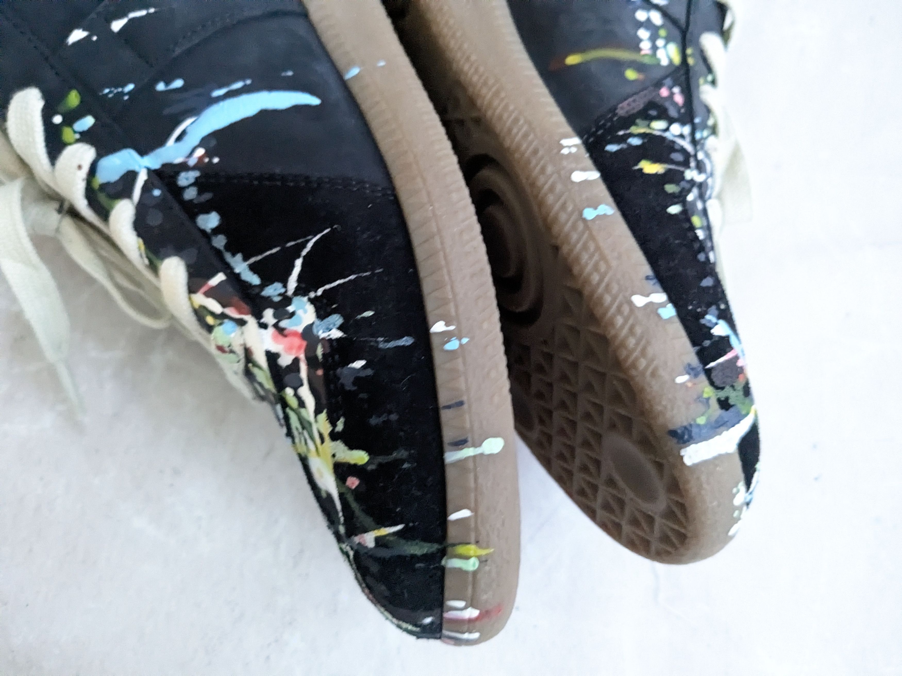 Maison Margiela Maison Margiela GAT Replica Paint Splatter Black 8 41 Low Size US 8 / EU 41 - 12 Thumbnail