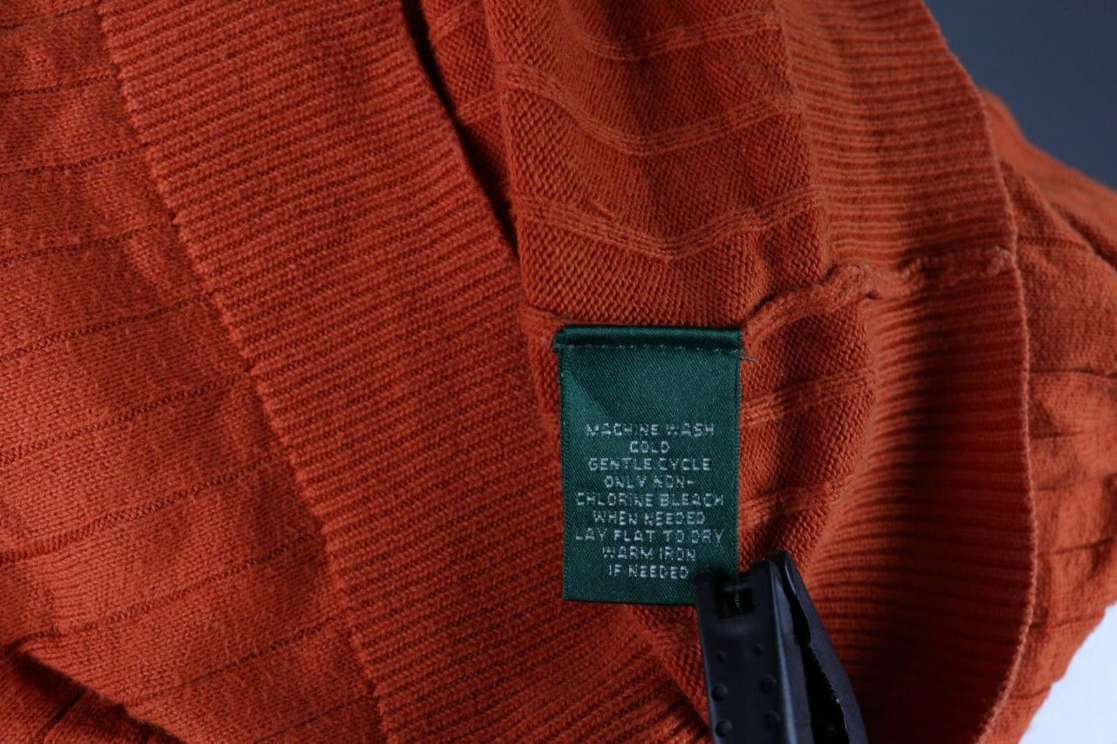 Lauren Ralph Lauren Lauren Ralph Lauren Orange Relaxed Top Shirt Size L Size L / US 10 / IT 46 - 10 Thumbnail