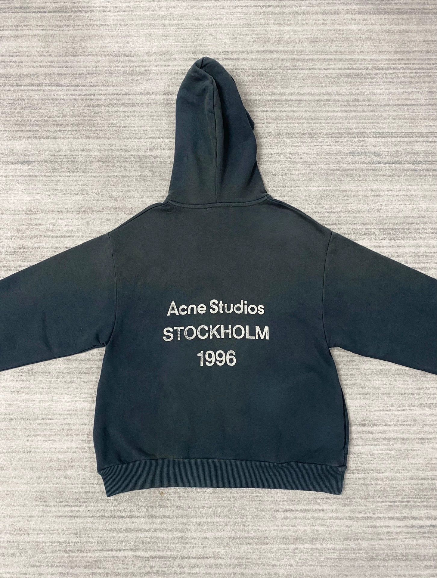 Acne Studios Acne Studios 1996 Washed Destroyed Grunge Dye Hoodie XXS Size US XXS / EU 40 - 1 Thumbnail