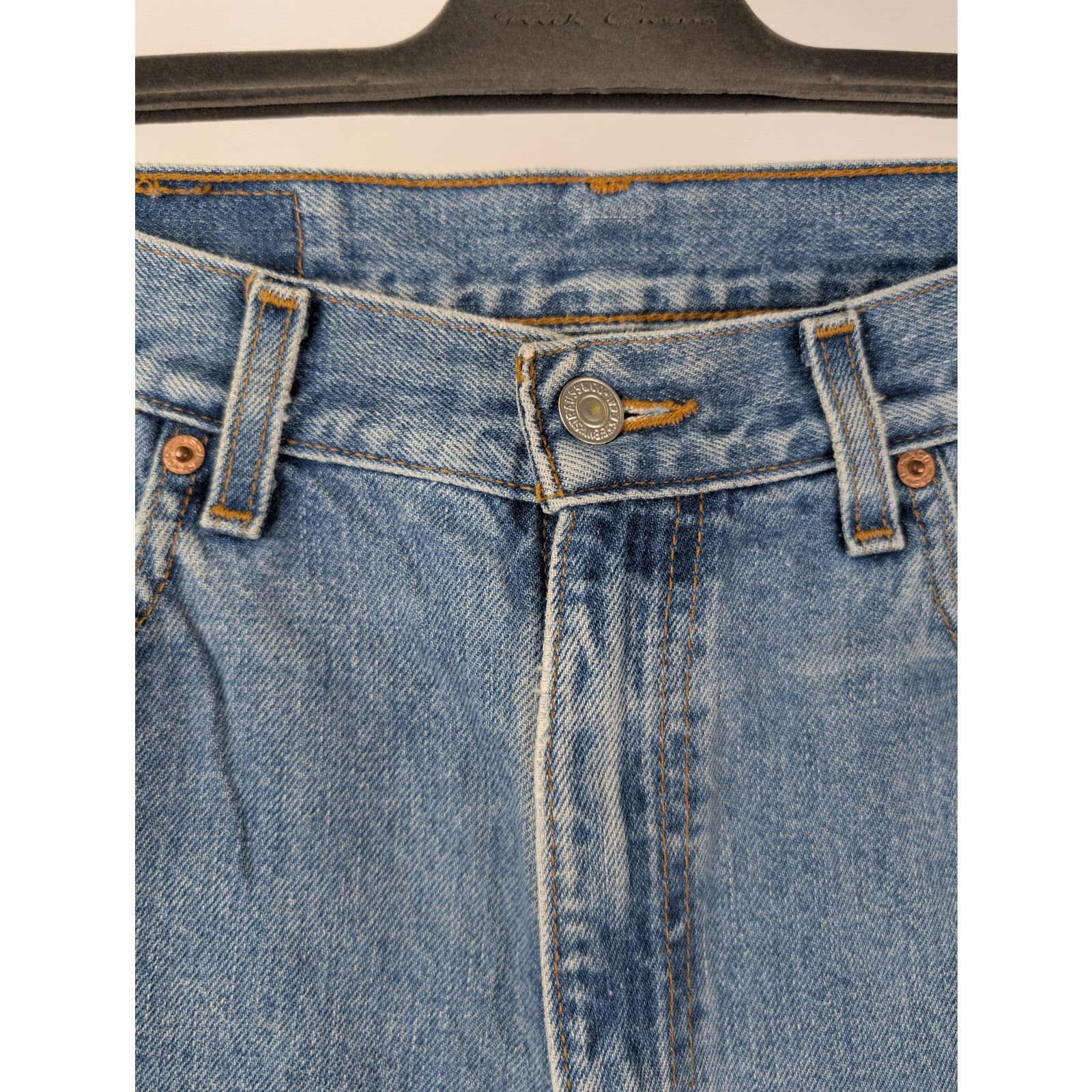 Levi's o1rshd1 Free Hoover Regular Fit Straight Leg Denim Jeans Size US 34 / EU 50 - 6 Thumbnail