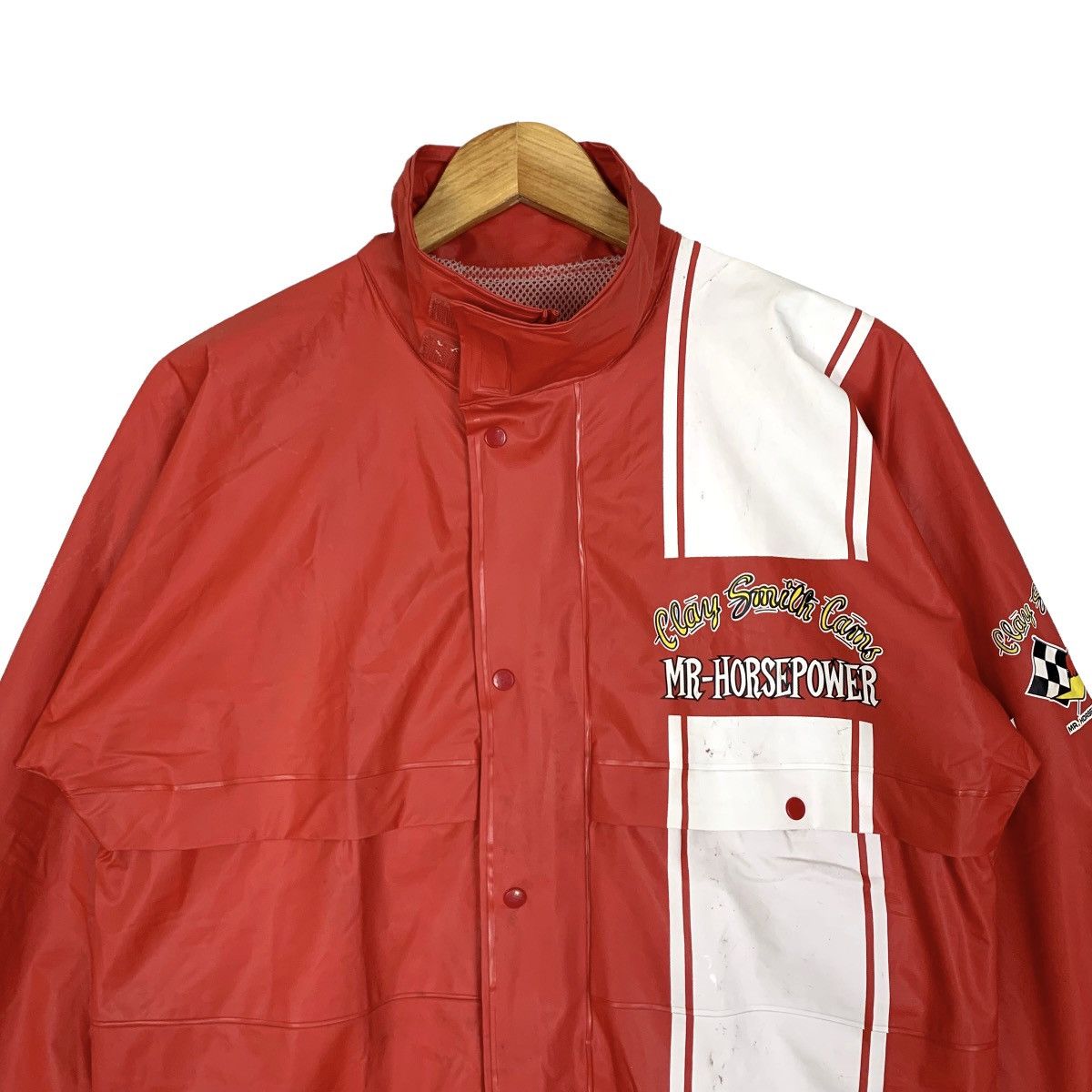 Sports Specialties Vintage 90s Clay Smith Cams Mr Horsepower Windbreaker Jacket Size US S / EU 44-46 / 1 - 4 Thumbnail