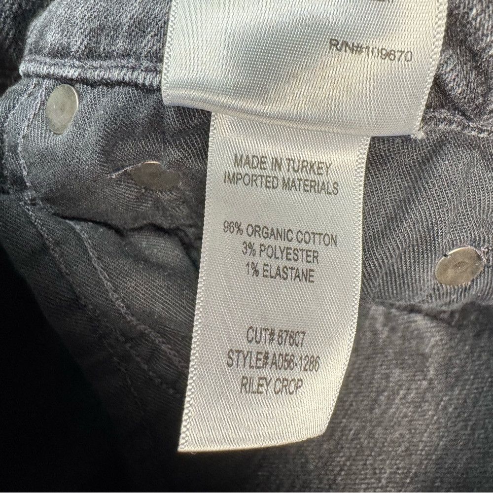 Agolde Agolde Riley High Rise Straight Crop Jeans In Panoramic Siz Size 25" / US 0 / IT 36 - 8 Thumbnail
