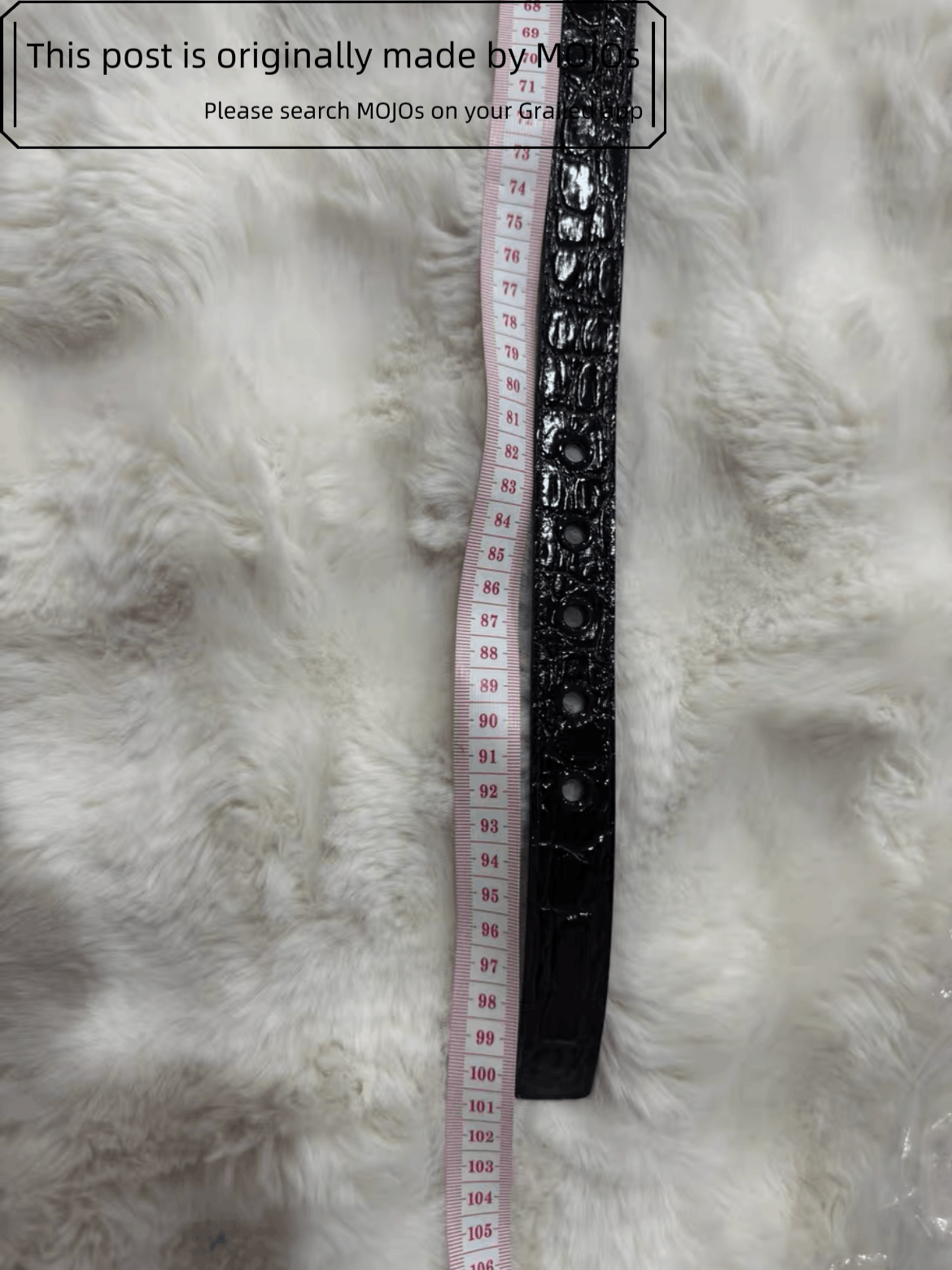 Saint Laurent Paris Sz 85 Saint Laurent Paris Leather Patterned Belt Mojos Size ONE SIZE - 8 Thumbnail