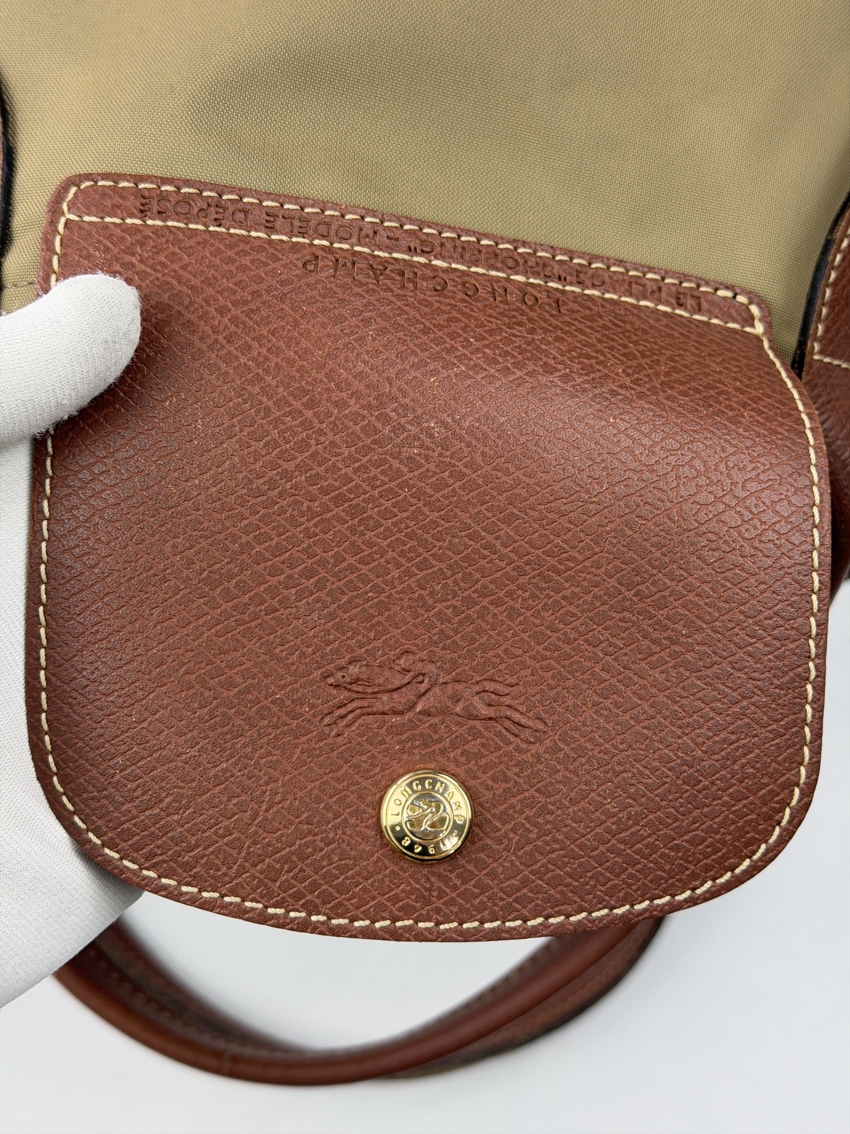 Longchamp Longchamp Khaki Green Nylon Bag M Size ONE SIZE - 10 Thumbnail