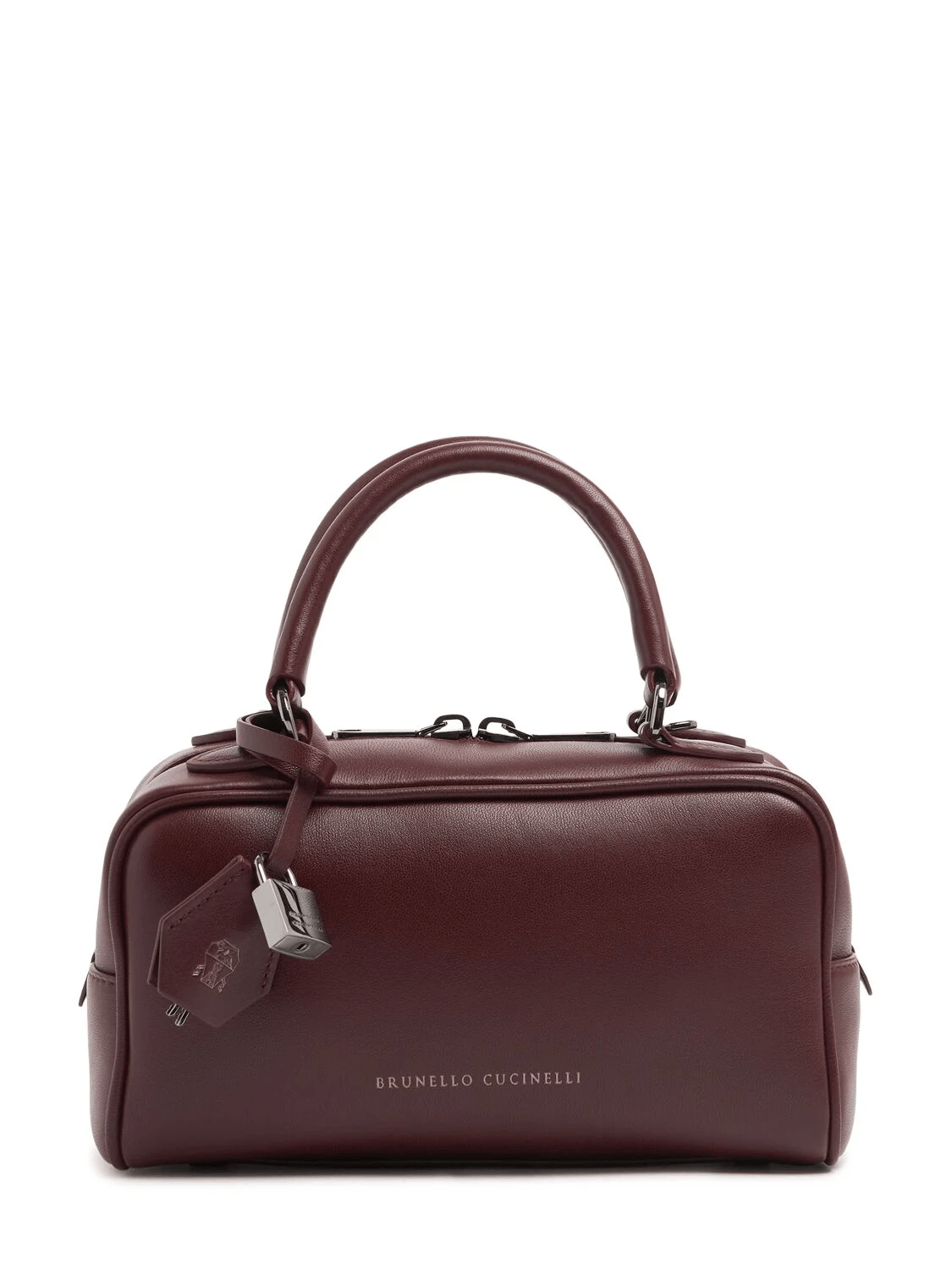 Brunello Cucinelli BRUNELLO CUCINELLI Ruby Leather Top Handle Bag New Size ONE SIZE - 1 Thumbnail
