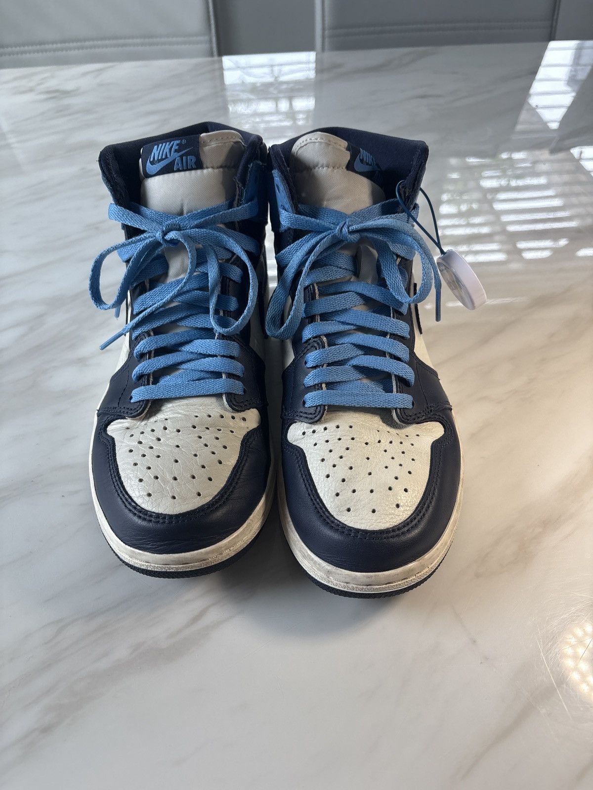 Jordan Brand Jordan 1 High Obsidian UNC Size US 8 / EU 41 - 4 Thumbnail