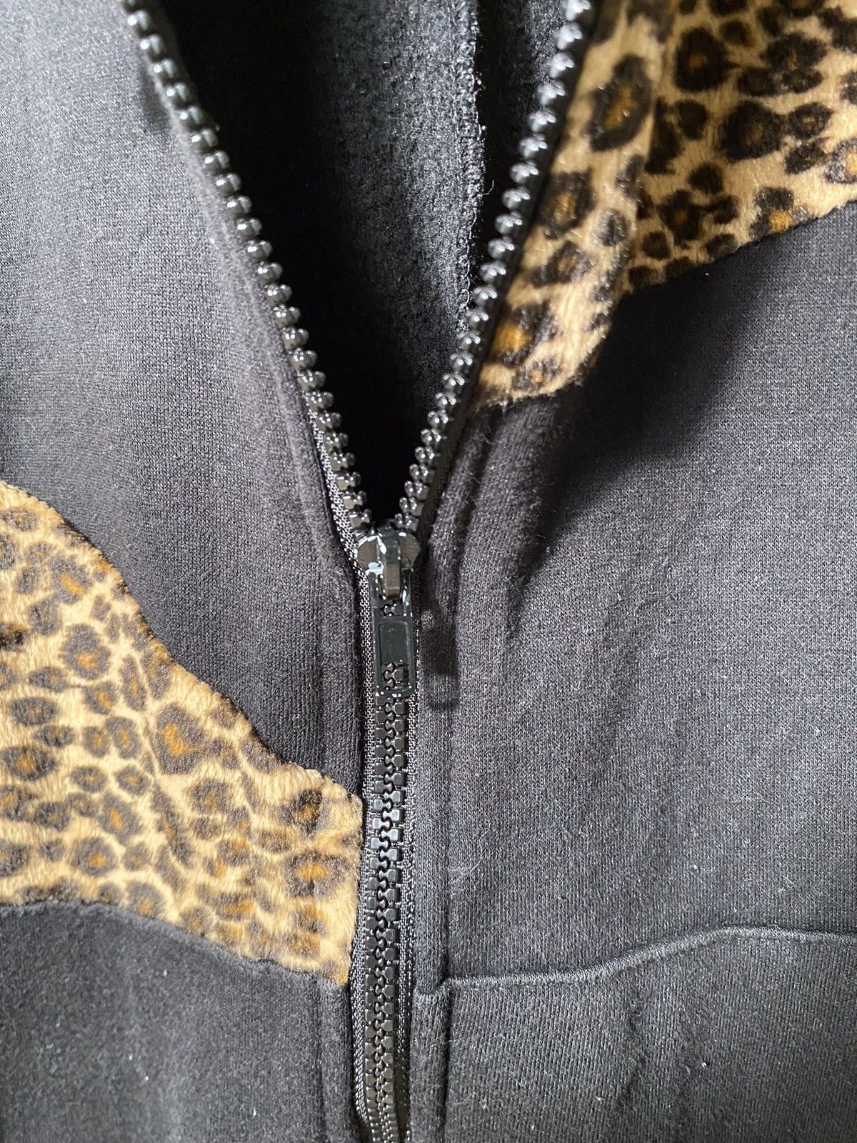 Japanese Brand Rock Candy Leopard Zip Hoodie Lgb Punk Style Size ONE SIZE - 6 Thumbnail