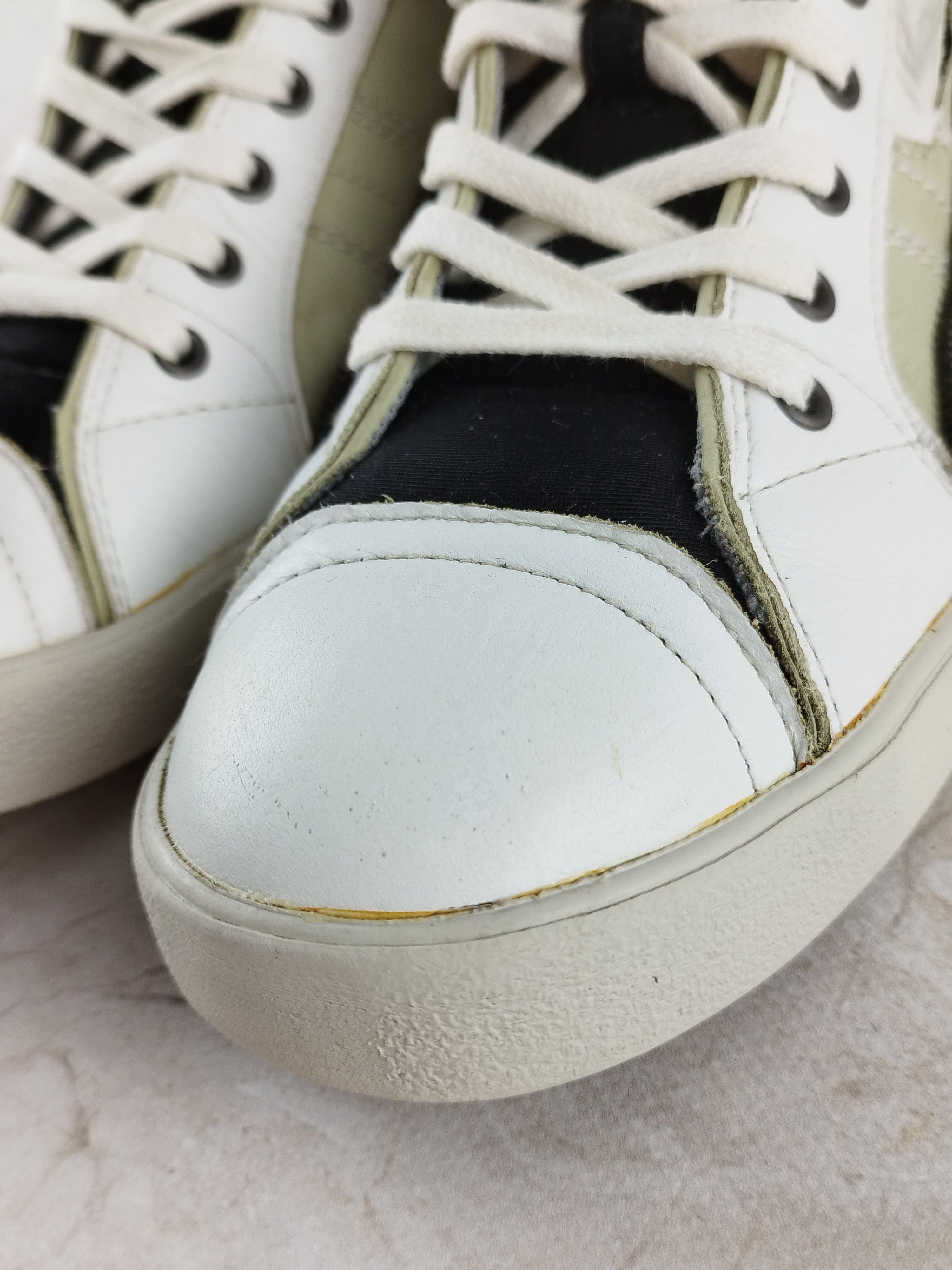 Diesel Diesel D-string High Trainers leather side zip Size US 9 / EU 42 - 7 Thumbnail