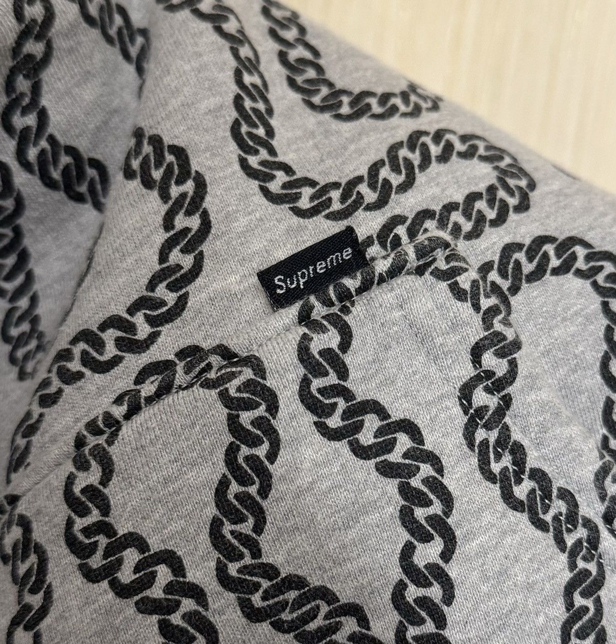 Supreme Rare Vintage supreme 90s 00s chain fullprint hoodie Size US M / EU 48-50 / 2 - 11 Thumbnail