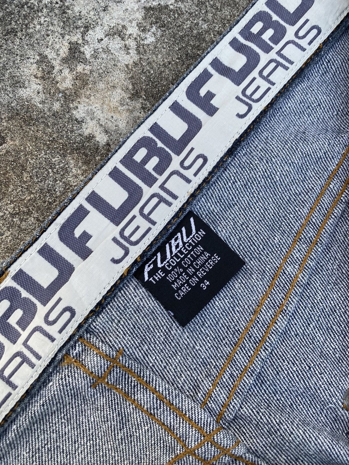 Fubu Vintage Y2K Fubu Denim Carpenter Logo Embroidery Size US 34 / EU 50 - 17 Thumbnail