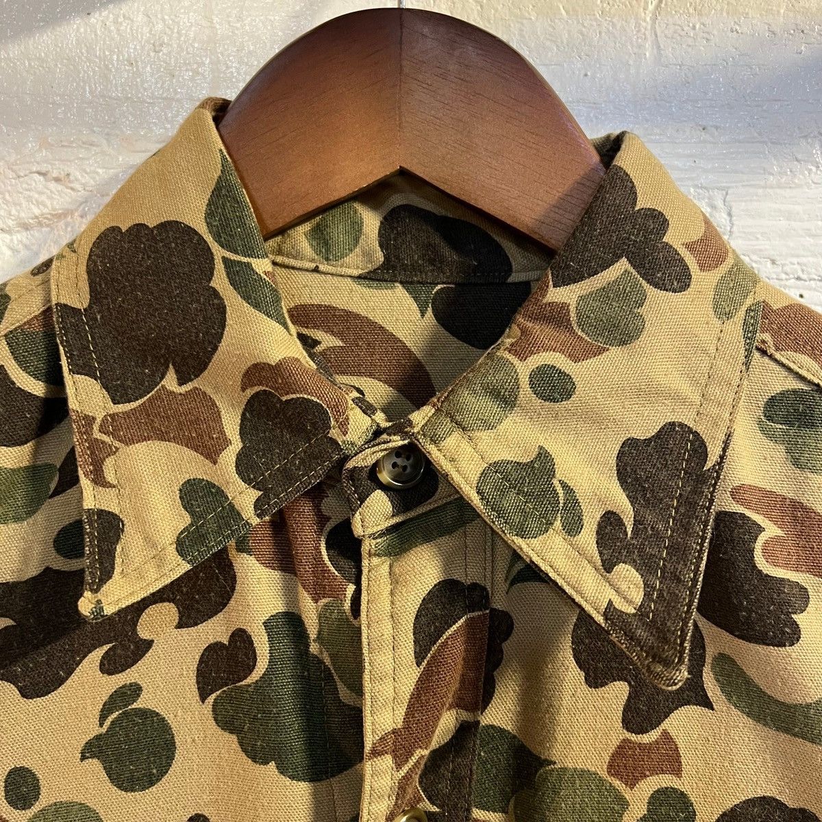 Vintage True Vintage 60's/70's Frogskin/Duck Camo Field Jacket Shirt Size US L / EU 52-54 / 3 - 6 Thumbnail