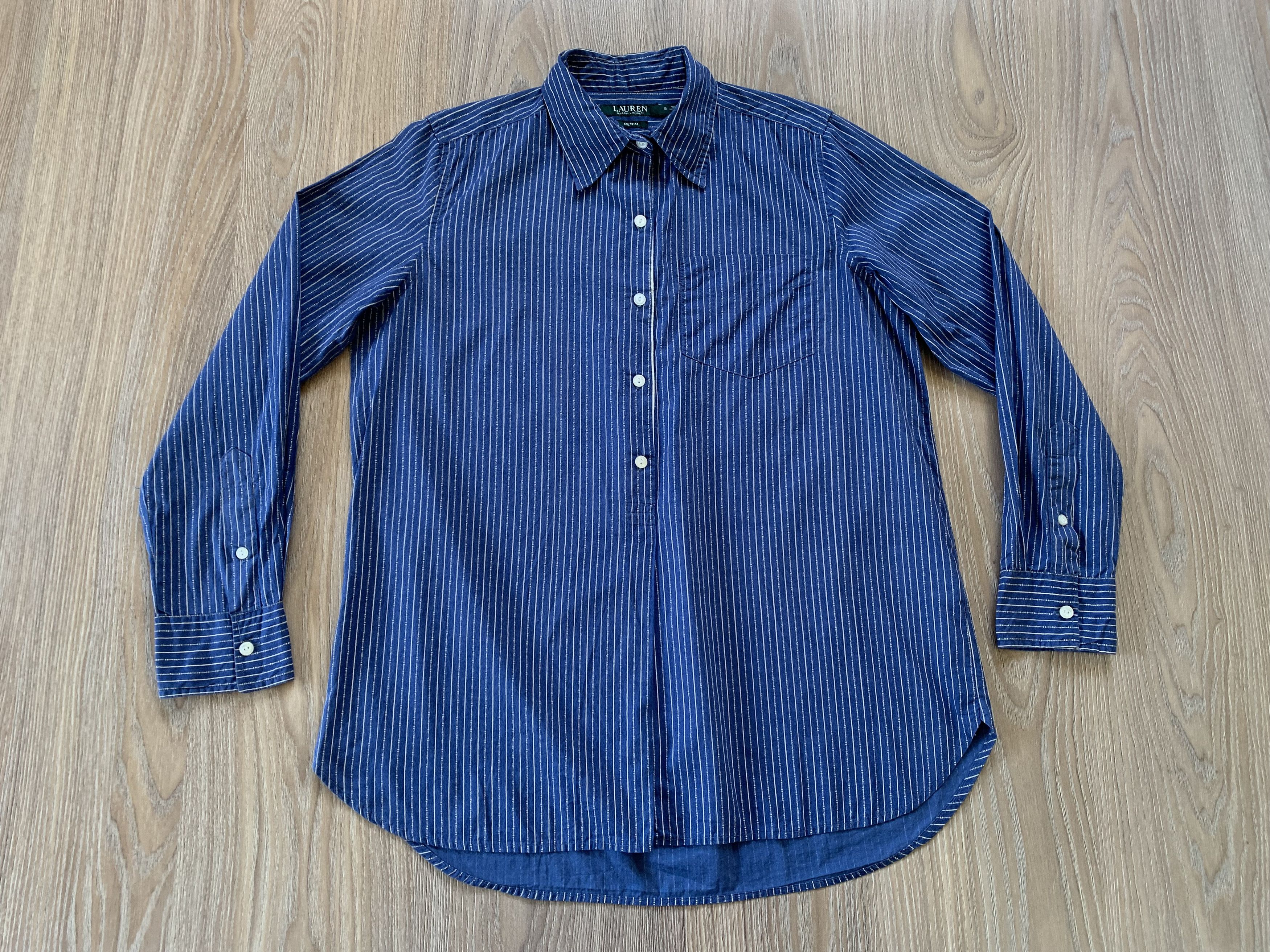 Polo Ralph Lauren Women's Vintage Polo Ralph Lauren Stripe Long Sleeve Shirt Size S / US 4 / IT 40 - 2 Thumbnail
