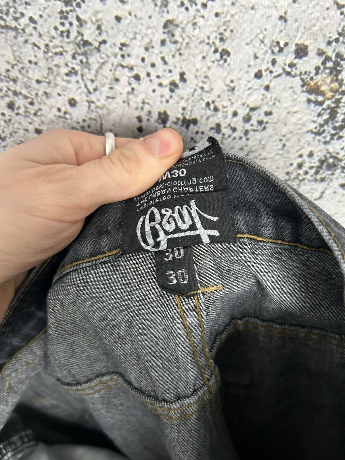 Vintage Vintage Bsat Rap Baggy Denim Pants Streetwear 90s Skate Size US 30 / EU 46 - 10 Thumbnail