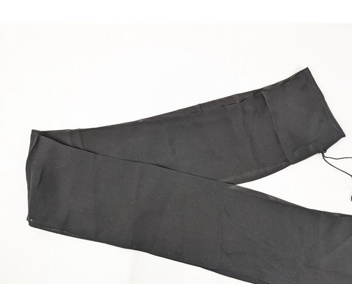 Saint Laurent Paris o1bca1st0525 Size:OS/Double Lavalliere Tie in Black Size ONE SIZE - 4 Thumbnail