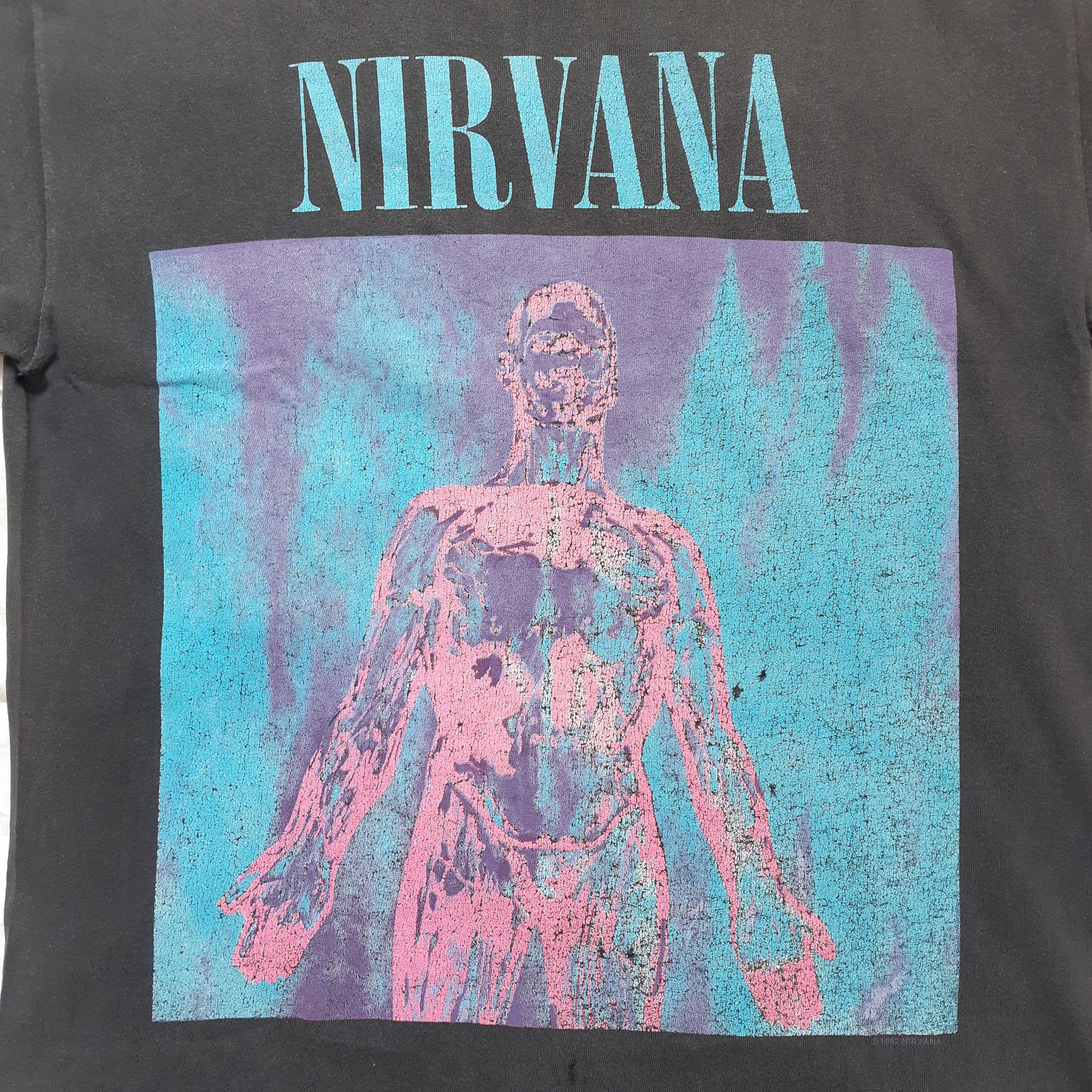Vintage 00s NIRVANA Sliver T Shirt Medium Worn