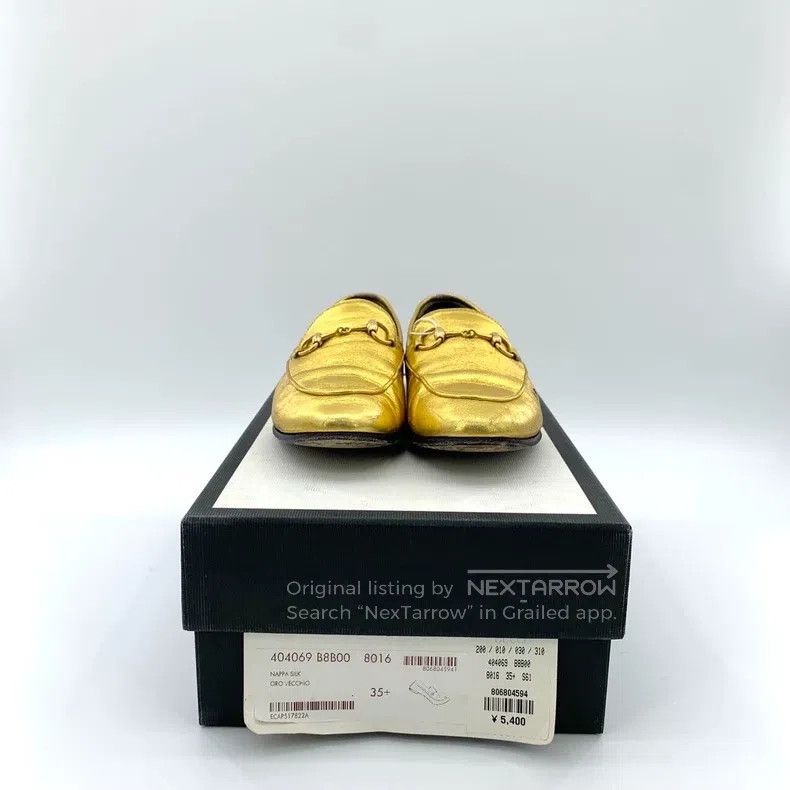 Gucci Gucci Golden horse buckle casual flat loafers Size US 5 / IT 35 - 9 Thumbnail