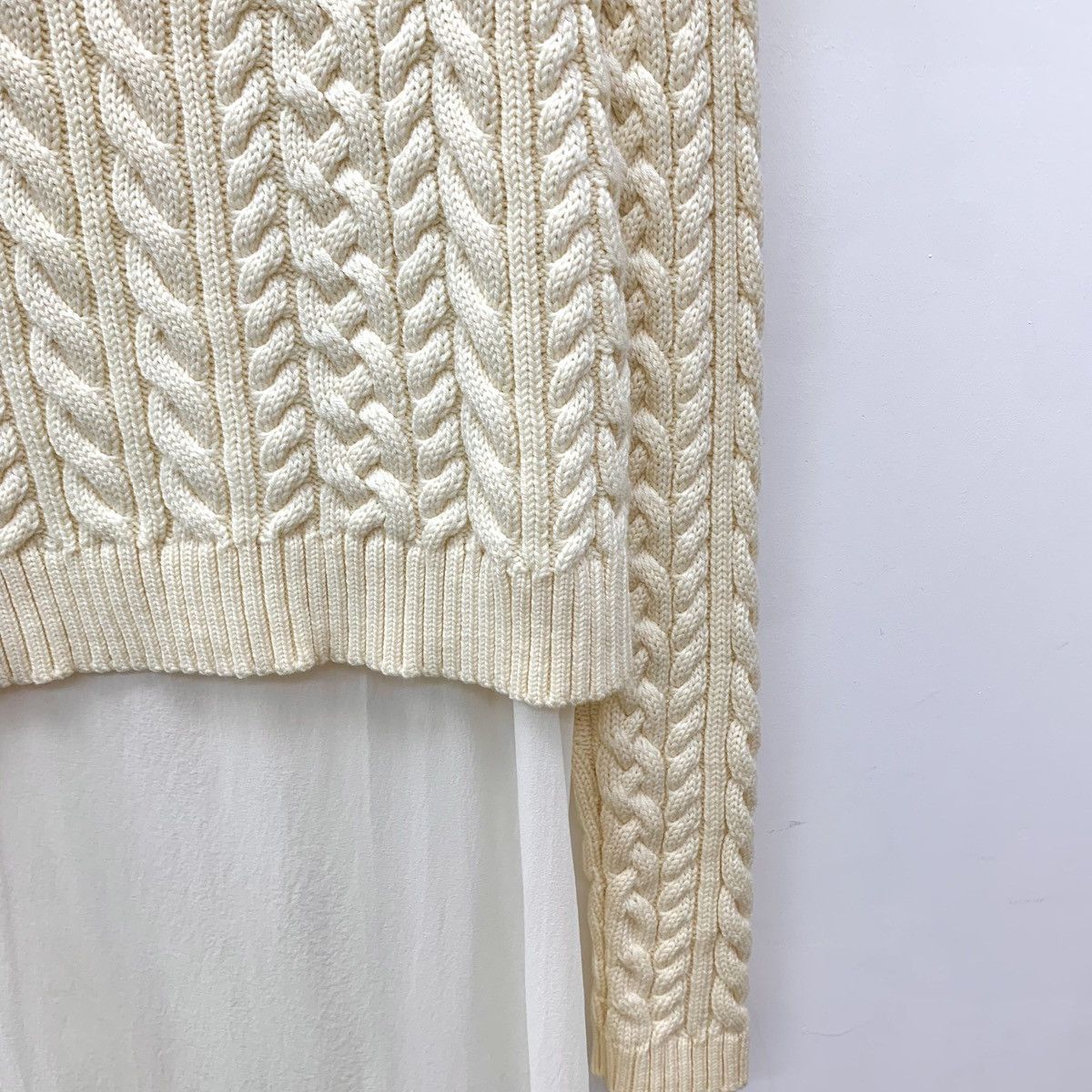 Dior Dior Vertical Twisted Knit Wool Spliced Knit Dress K26WX Size XS / US 0-2 / IT 36-38 - 4 Thumbnail