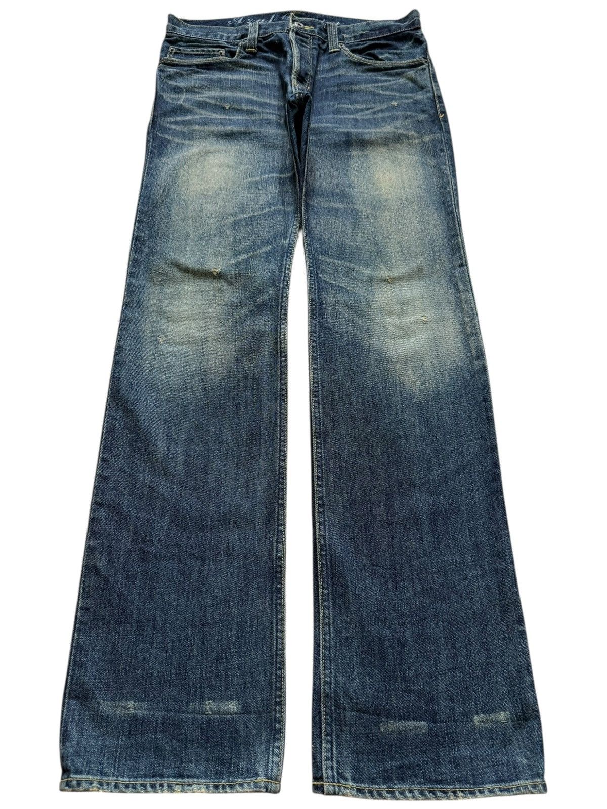 MOUSSY Vintage Azul Moussy Mud Wash Distressed Jeans Size US 32 / EU 48 - 1 Thumbnail
