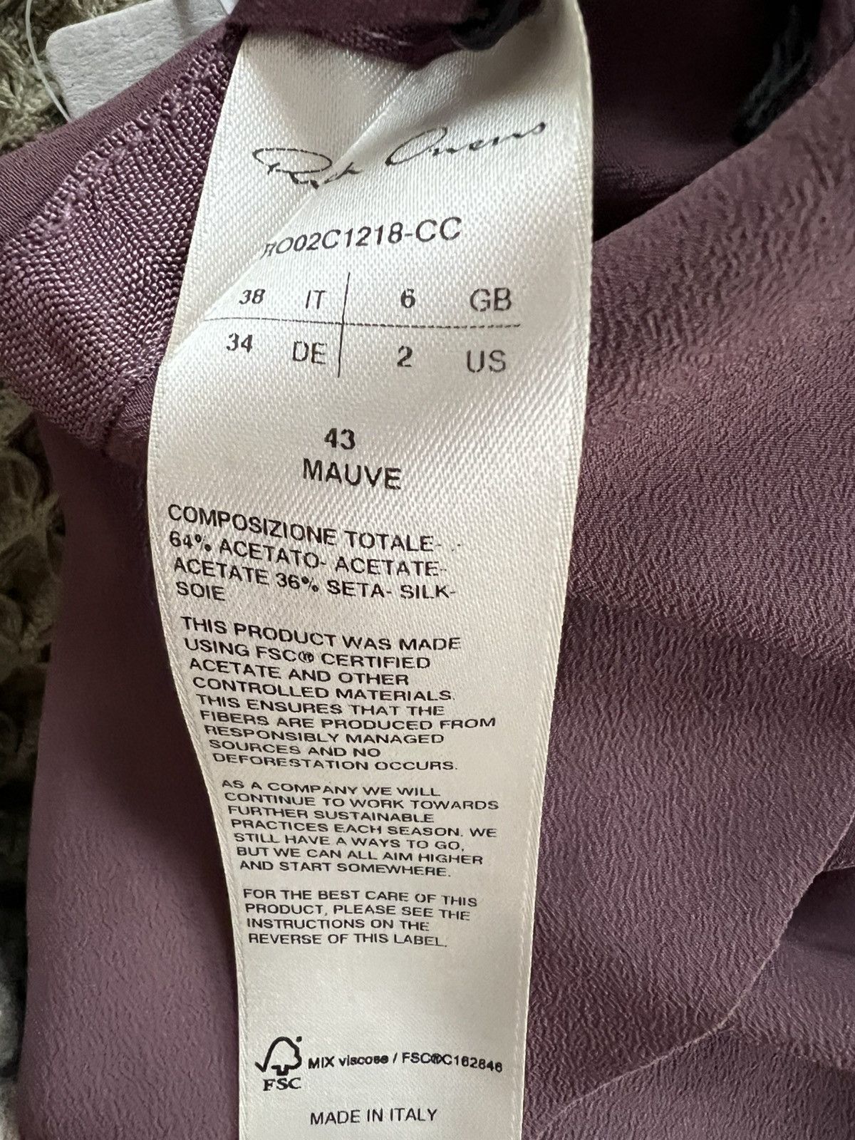 Rick Owens Rick Owens Crepe Seb Top Size XS / US 0-2 / IT 36-38 - 8 Thumbnail