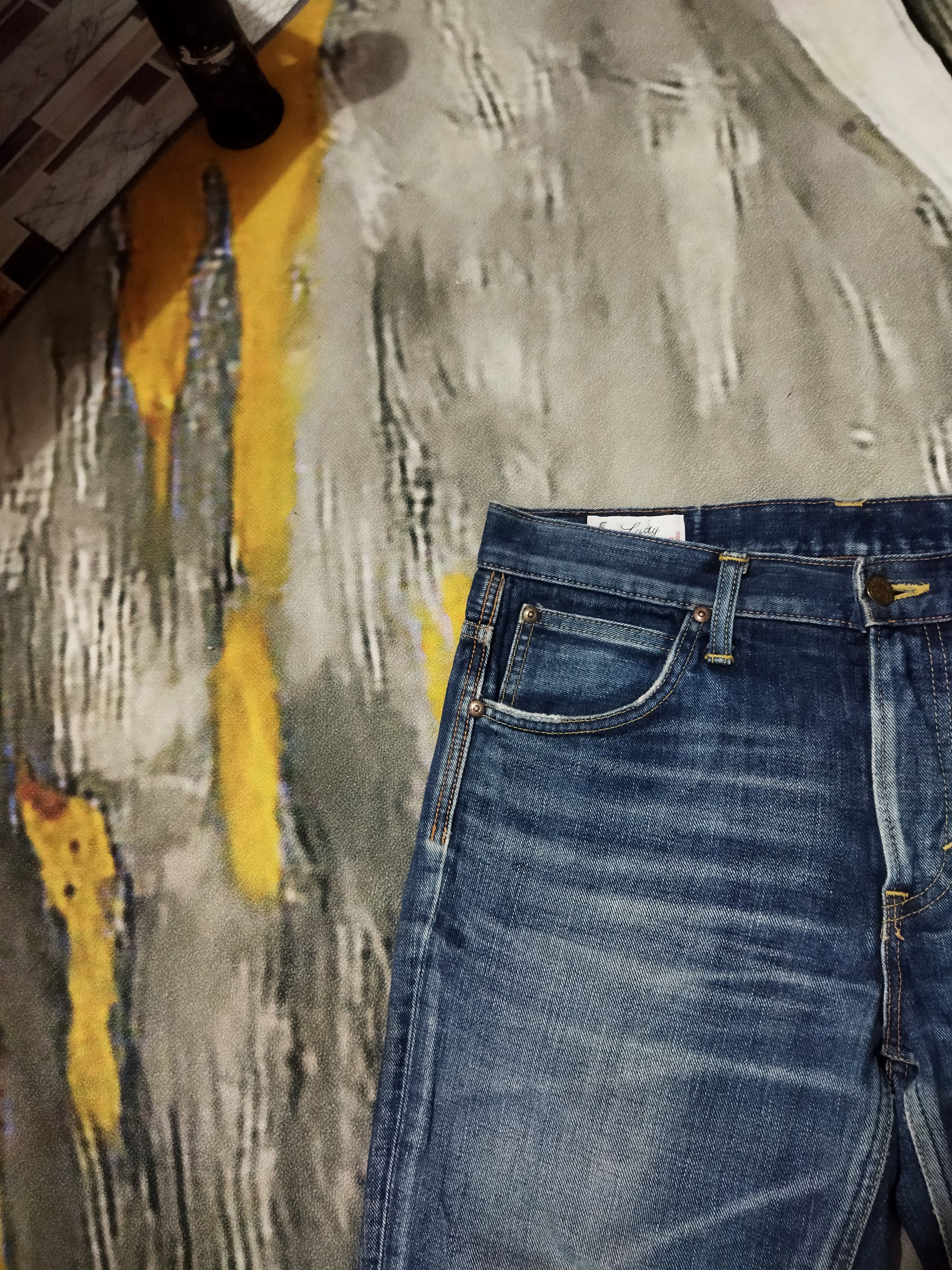 Lee VINTAGE LEE RIDERS FADED BLUE JEANS PANTS Size US 32 / EU 48 - 4 Thumbnail