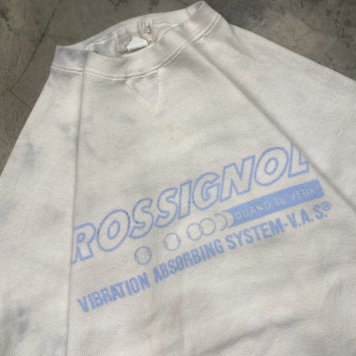 Japanese Brand × Vintage 90s Rossignol Vibration Absorbing System Crewneck Size US S / EU 44-46 / 1 - 2 Thumbnail