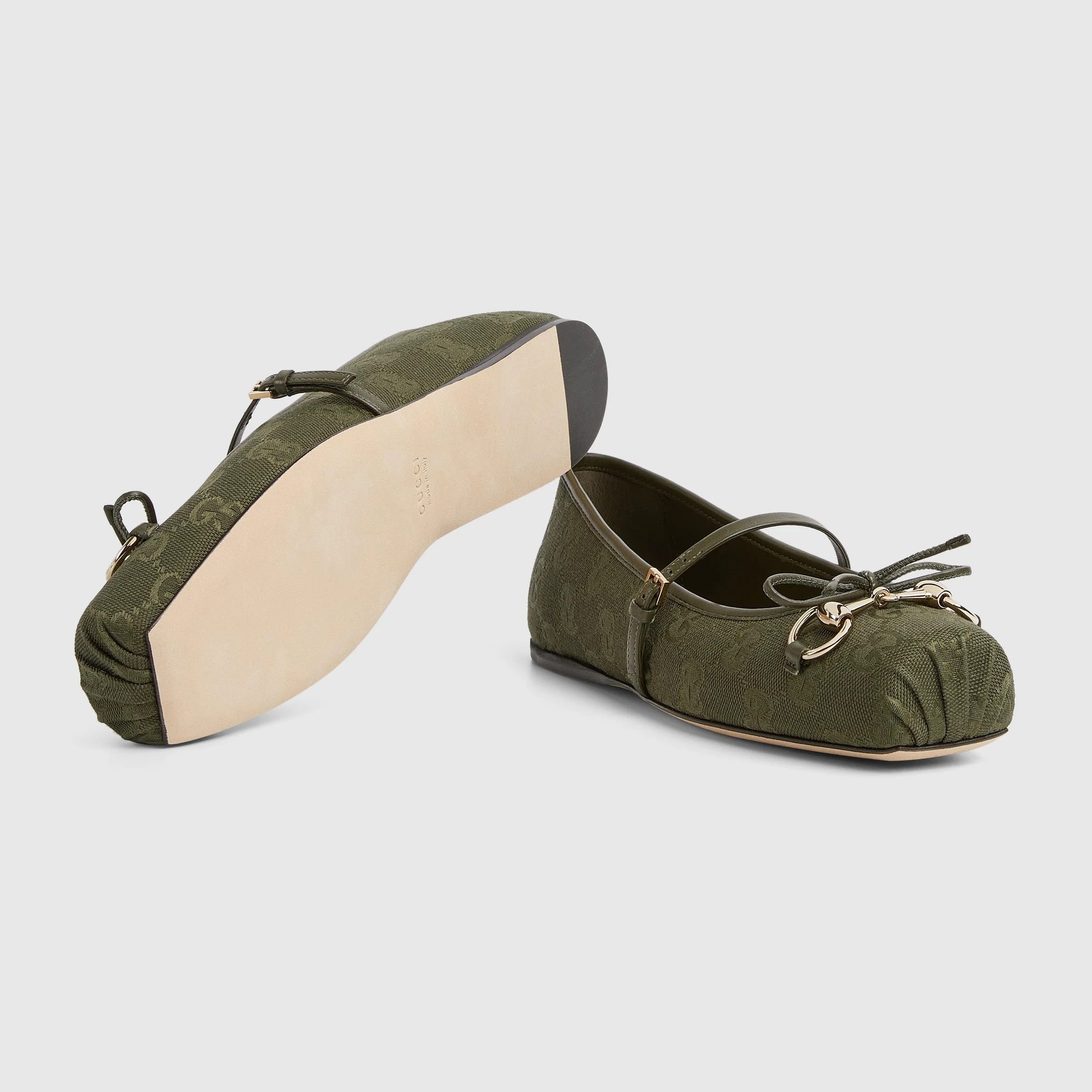 Gucci o1loc1c0326 814321 Women's Gucci Horsebit Ballet Flat Size US 7.5 / IT 37.5 - 7 Thumbnail