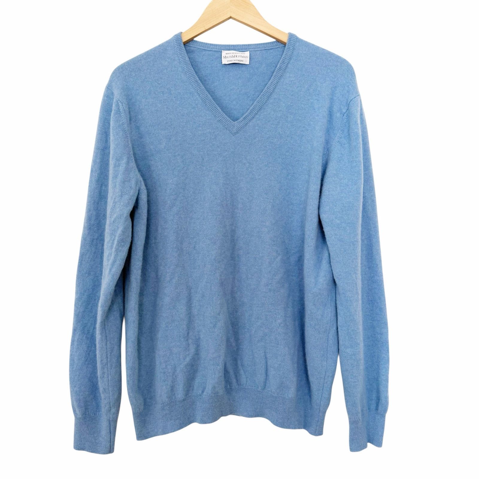 Maus & Hoffman Maus & Hoffman Blue 100% Cashmere Sweater Sz L Size US L / EU 52-54 / 3 - 1 Thumbnail