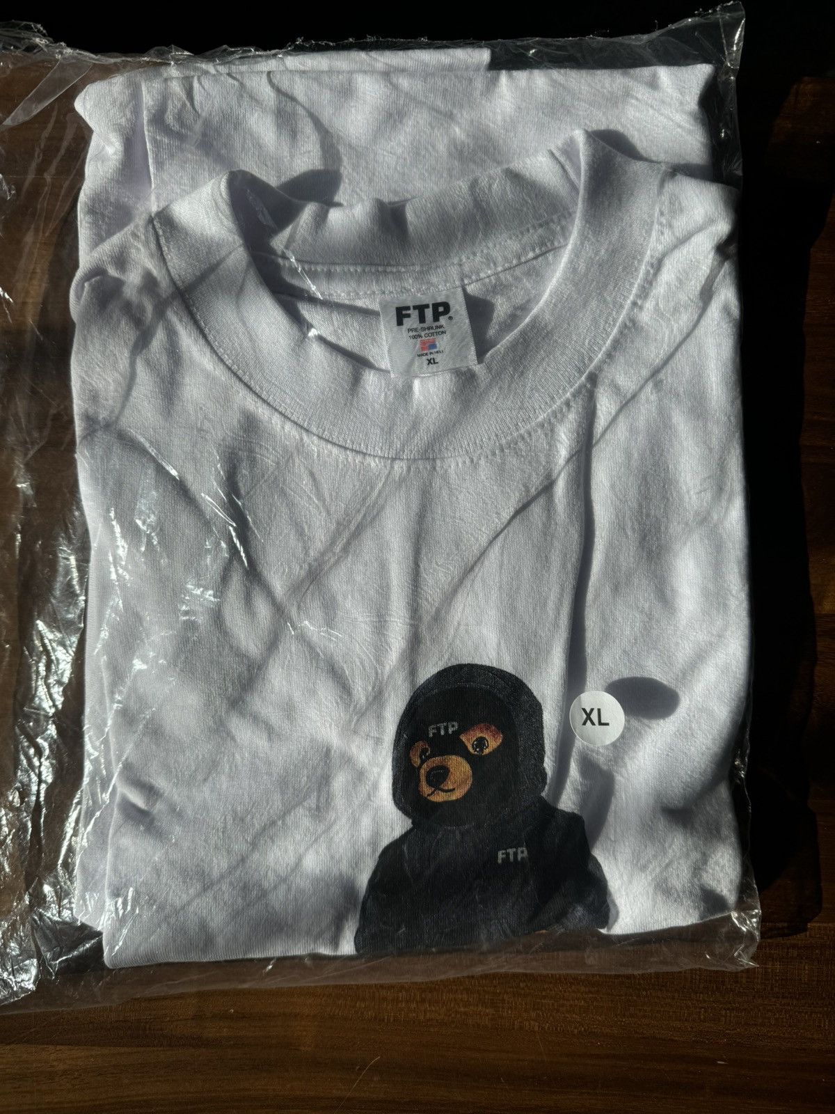 FTP Hooded Bear factory Tee - Black