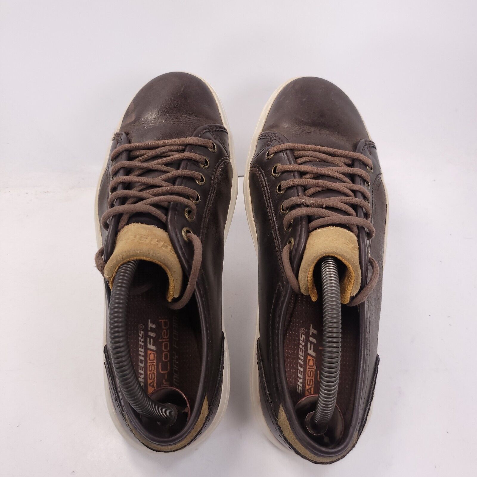 SKECHERS Skechers Porter Ressen Shoe Mens Size 7 64737 Brown White Size US 7 / EU 40 - 4 Thumbnail