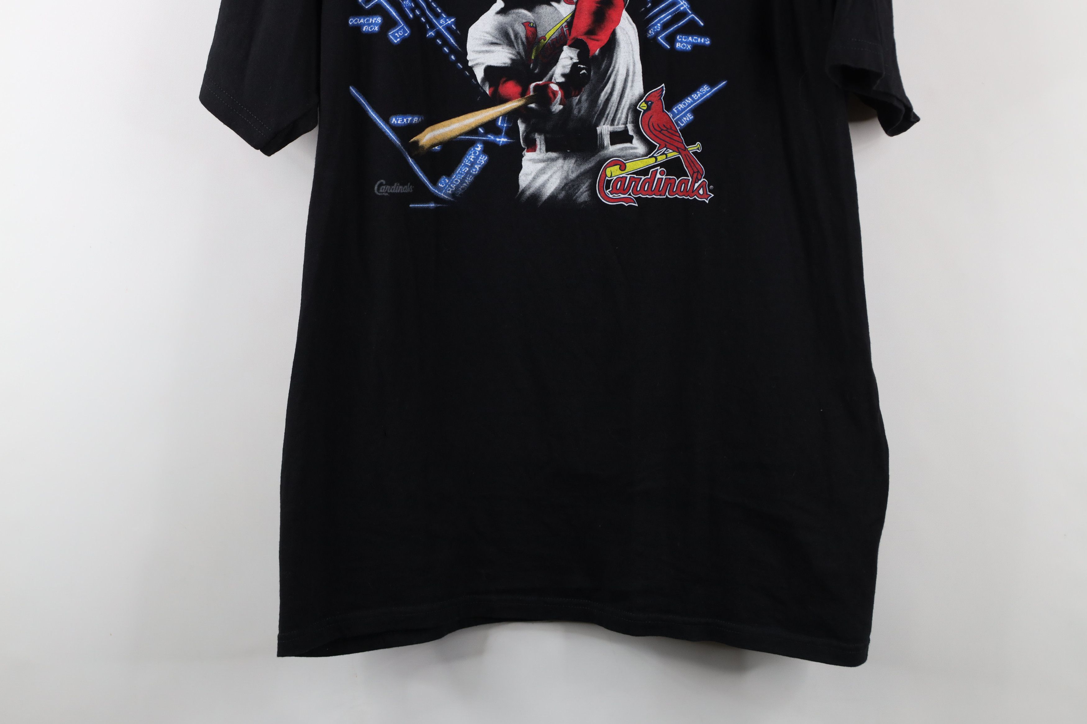 Vintage Vintage Y2K MLB St Louis Cardinals Baseball T-Shirt Black Size US L / EU 52-54 / 3 - 3 Thumbnail
